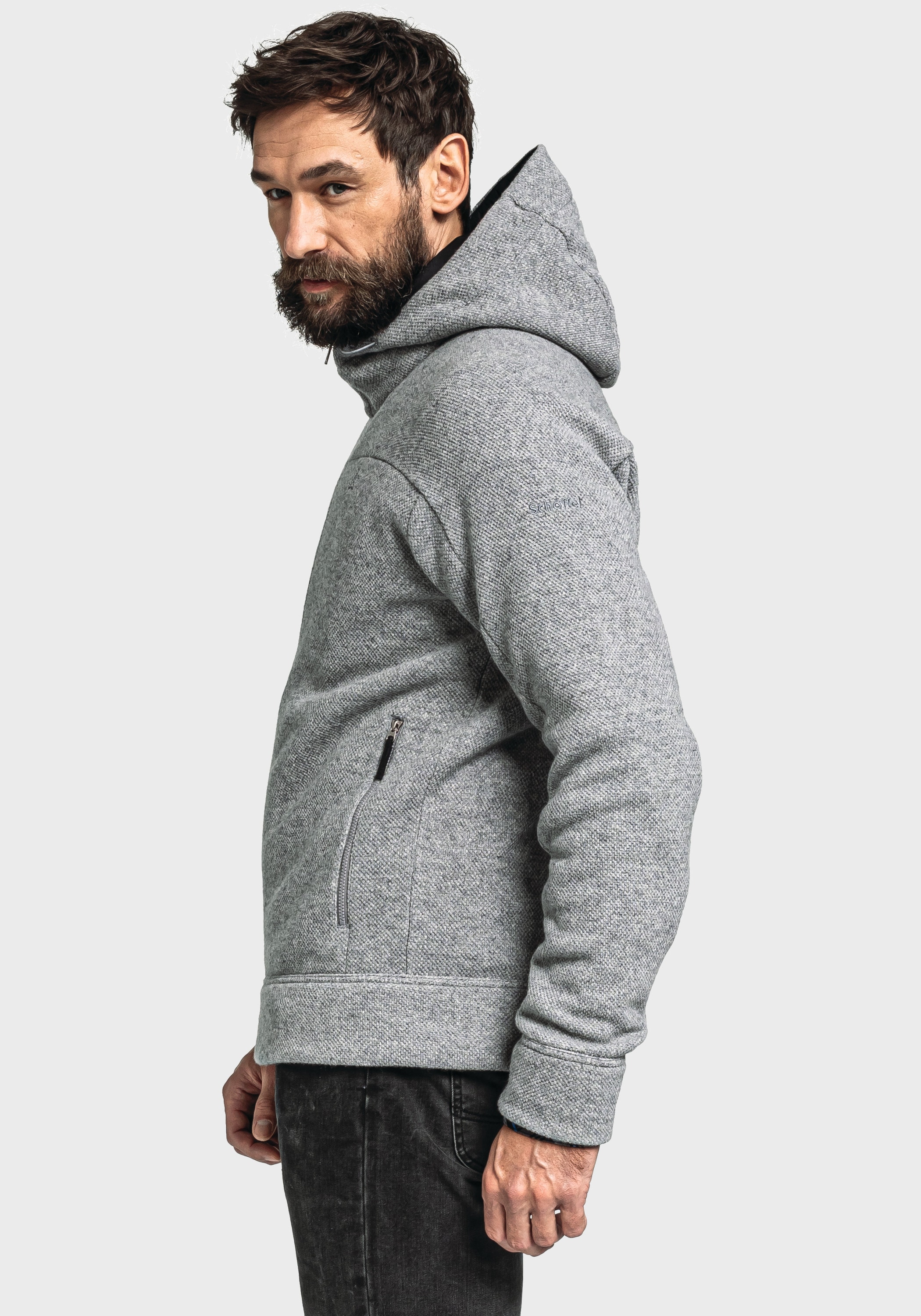Schöffel Fleecejacke »Fleece Hoody Lakefield M«, mit Kapuze