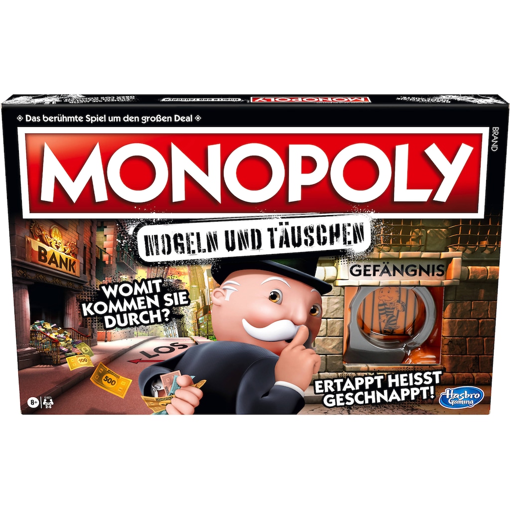 Hasbro Spiel »Monopoly Mogeln und Täuschen«, Made in Germany