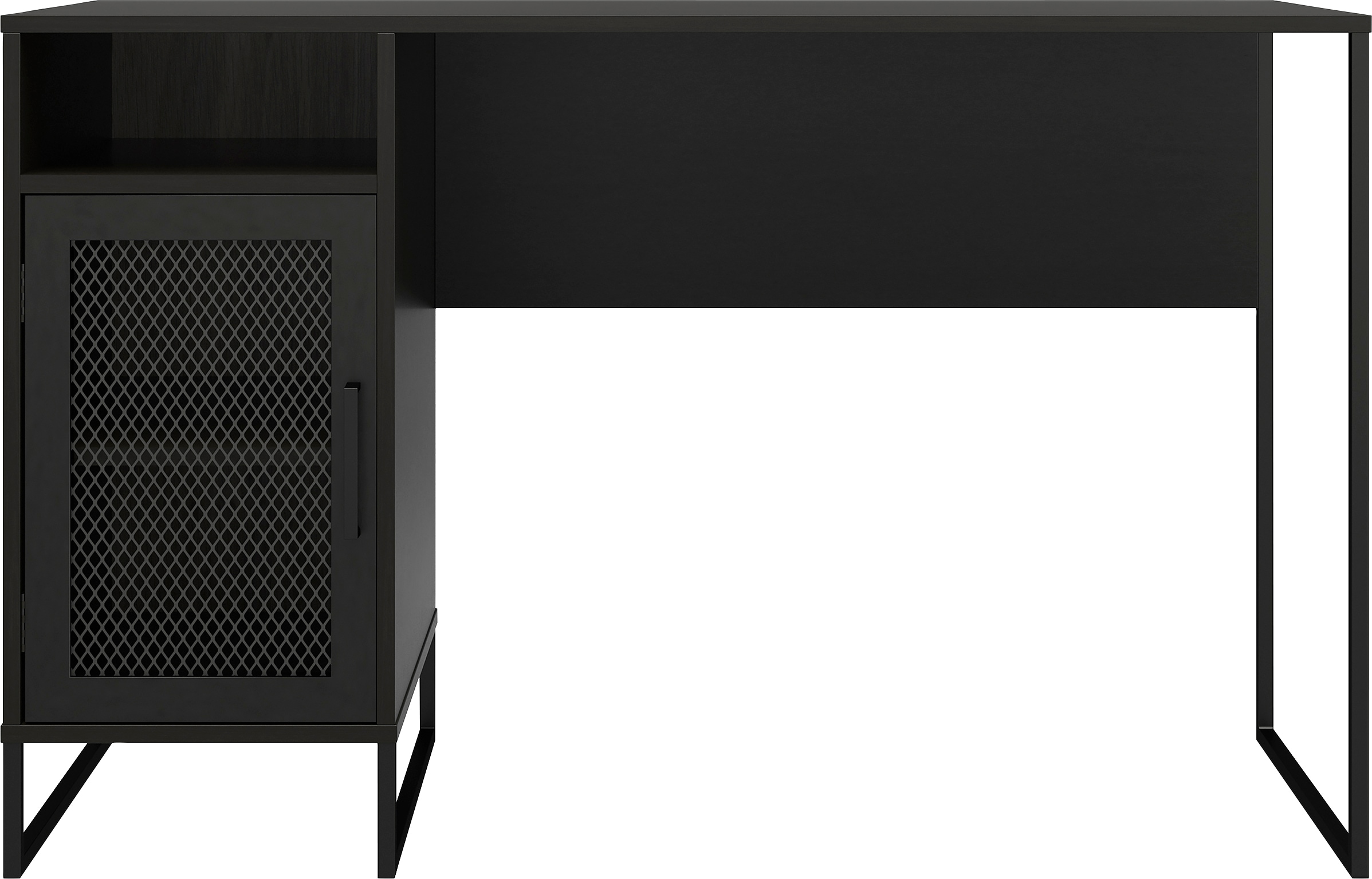 Dorel Home Schreibtisch »Purdue« 1 Stk. tlg. Tür mit Magnetverschluß, Gestell aus Metall, Höhe 76,5 cm