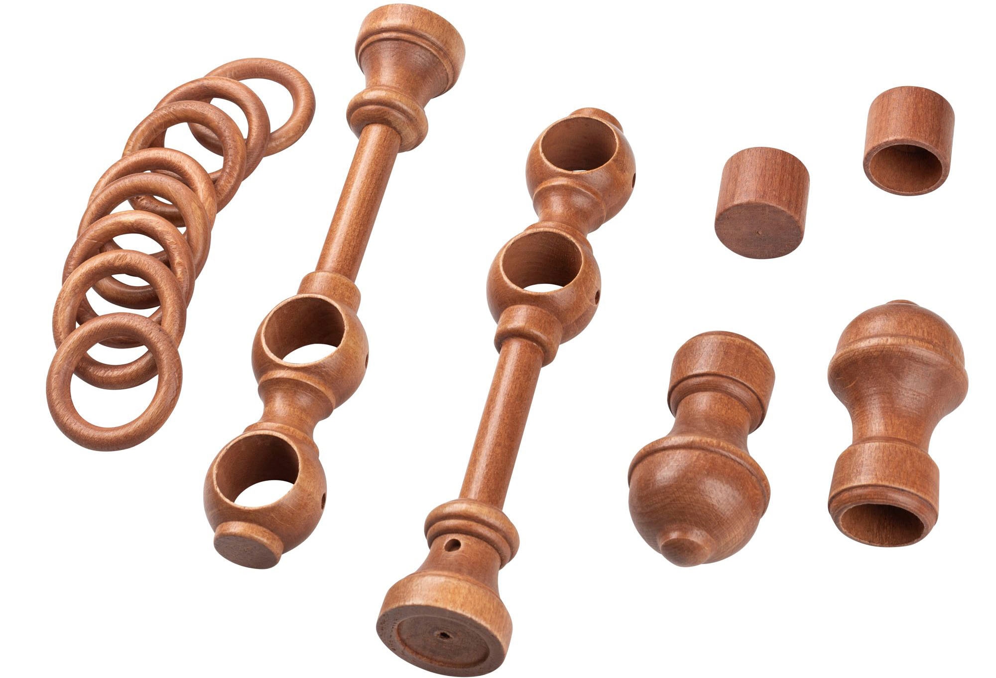 SN DECO GROUP Gardinenstange »Ares«, 2 läufig-läufig, Fixmaß