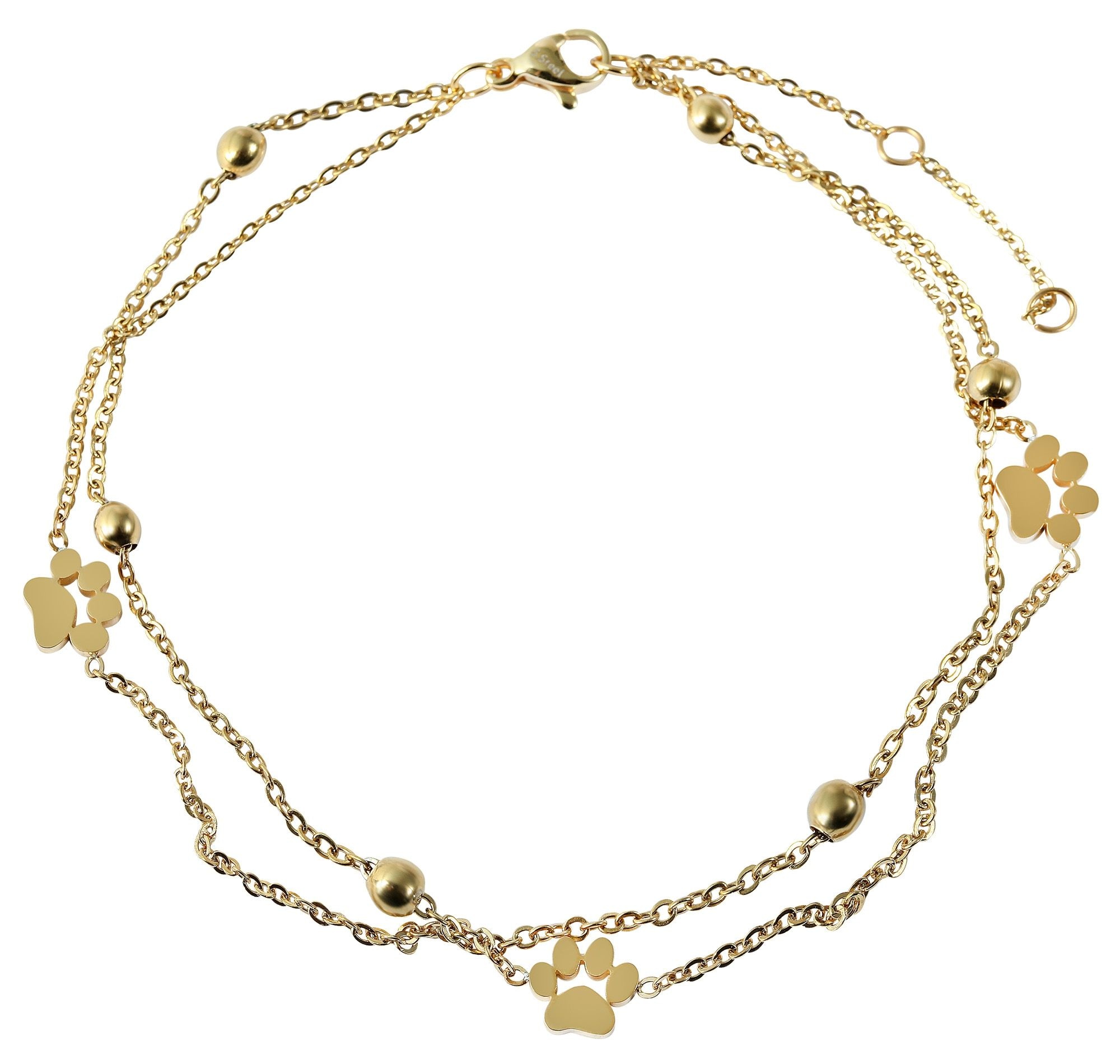 Adelia´s Fußkette »Damen Fußkettchen ¿ aus Edelstahl«