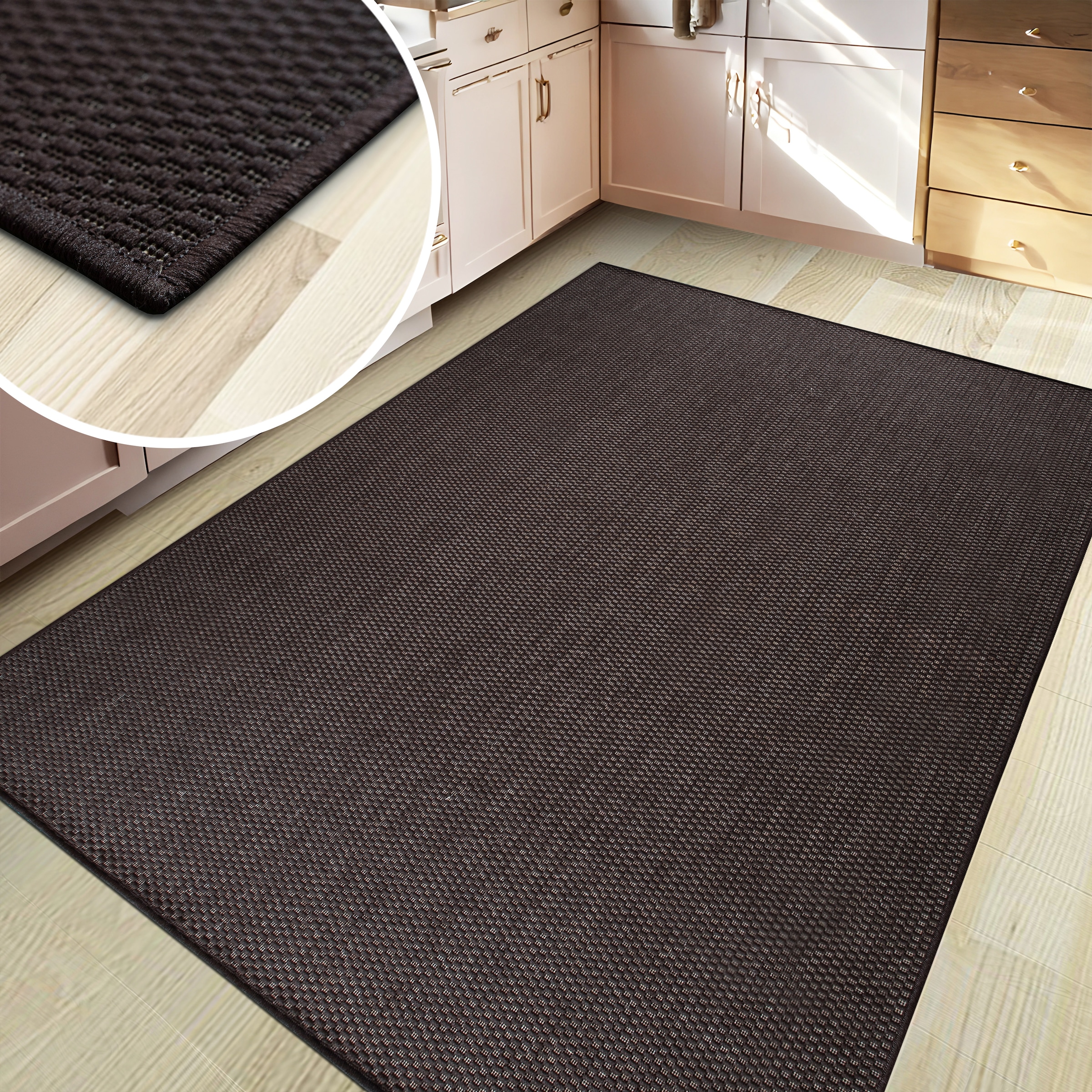 my home Teppich »Venedig auch als Läufer erhältlich«, rechteckig, 4 mm Höhe, In- und Outdoor geeignet, Sisal-Optik, Wetterfest & UV-beständig