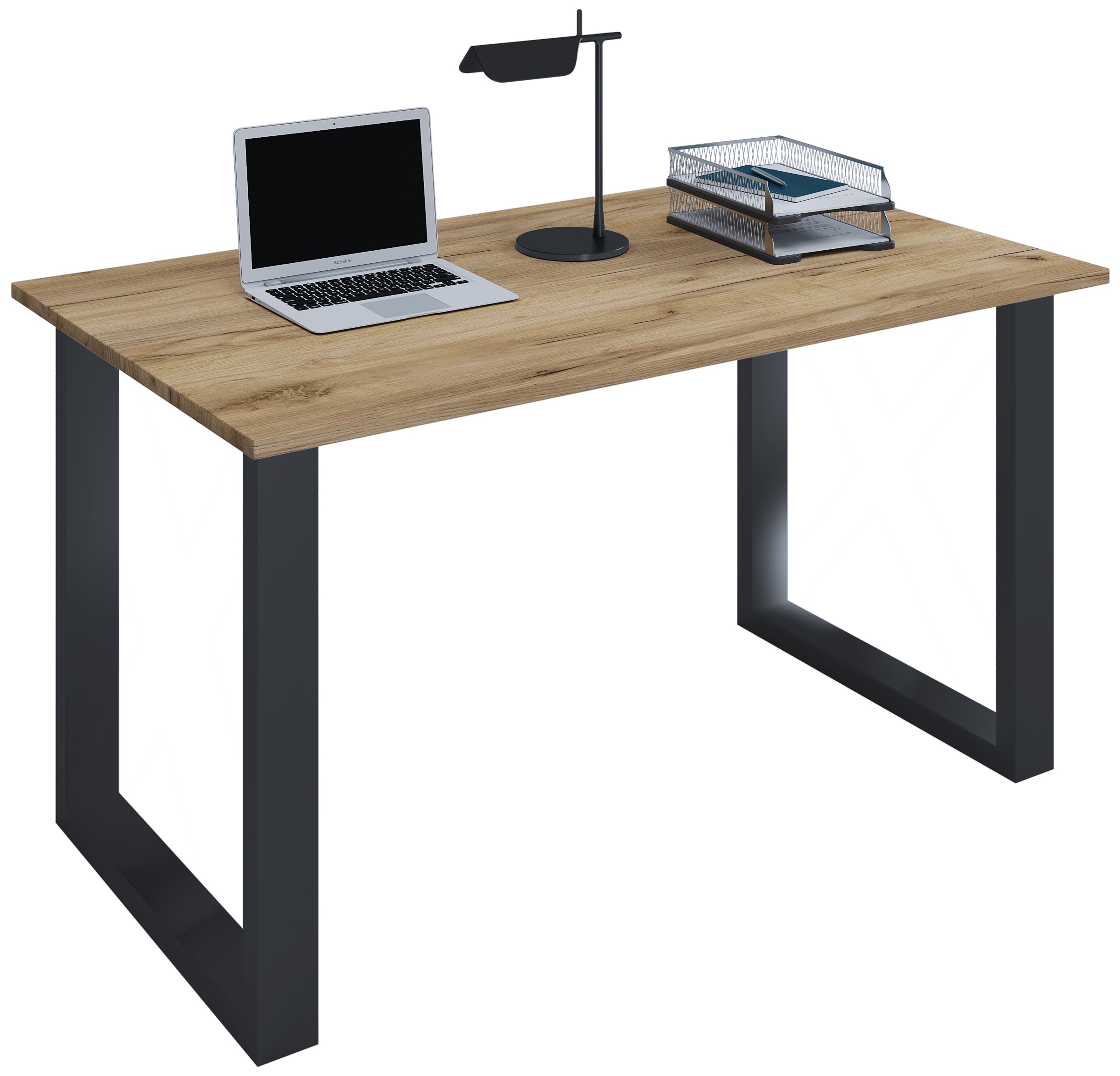 VCM Schreibtisch »Schreibtisch Bürotisch Computertisch 140x80 Lona U« 1 Stk. tlg.