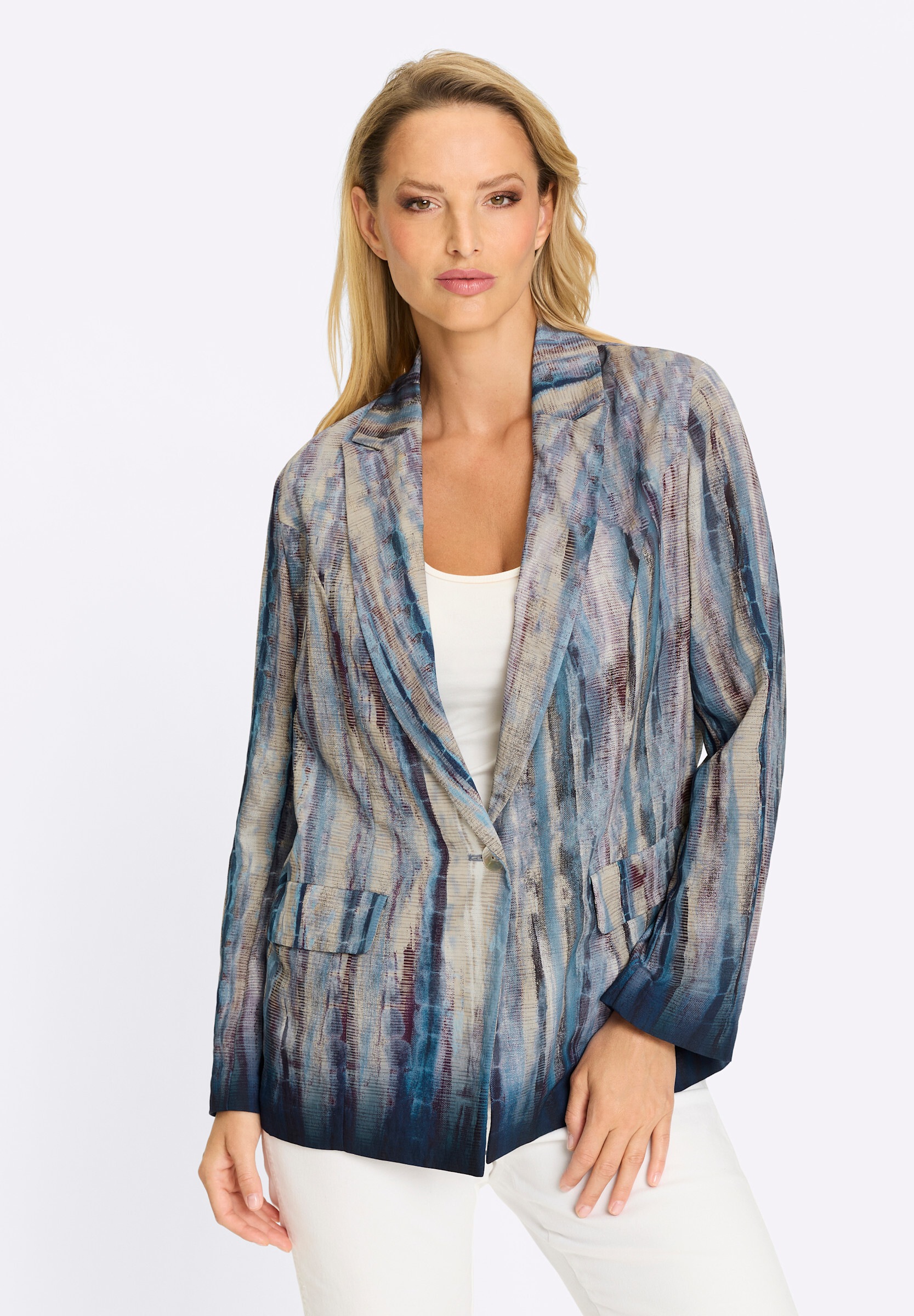heine Blusenblazer »Blusenblazer Blusenblazer in Batik-Optik«