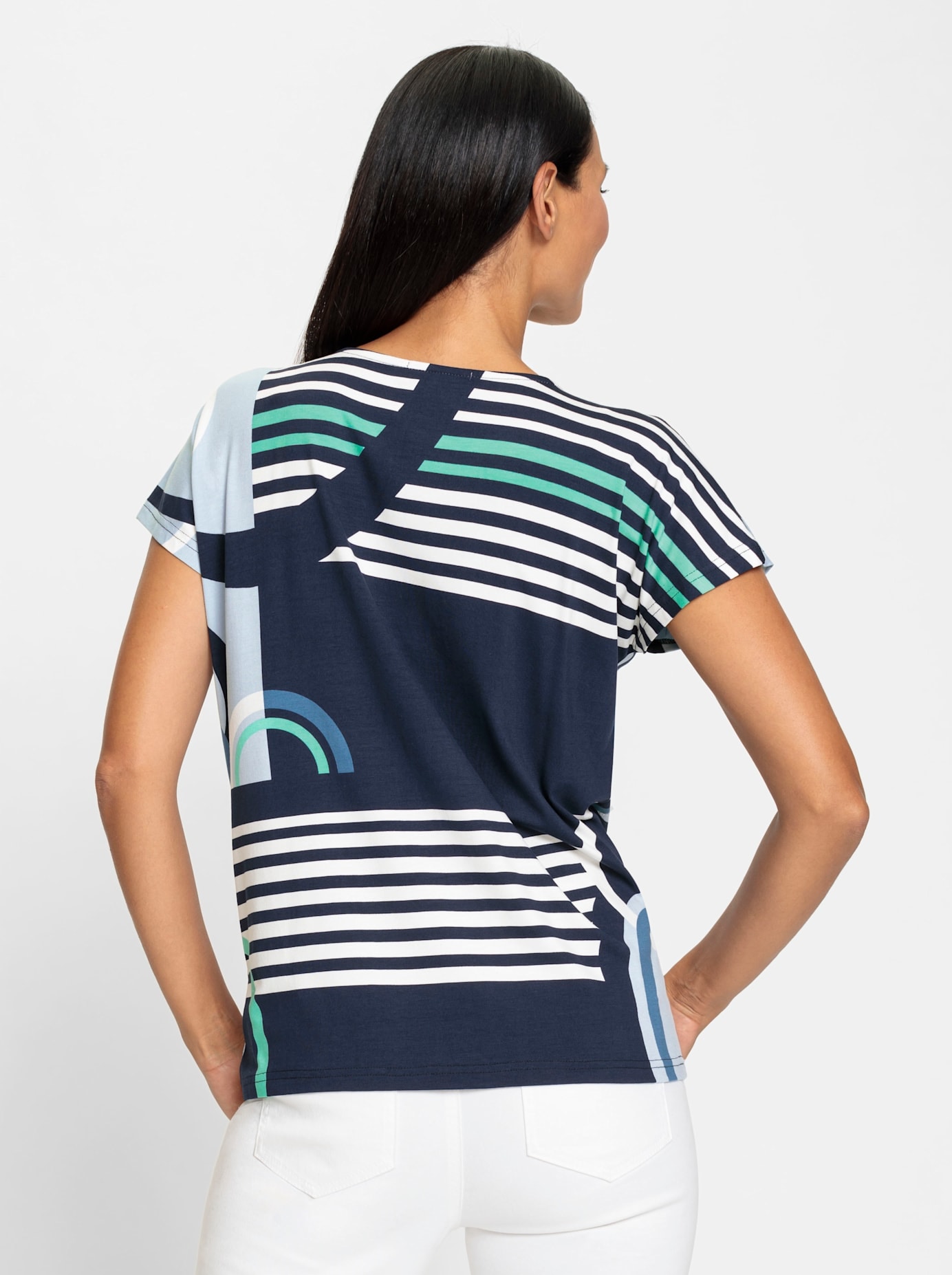 heine Kurzarmshirt »Druck-Shirt«, (1 tlg.)