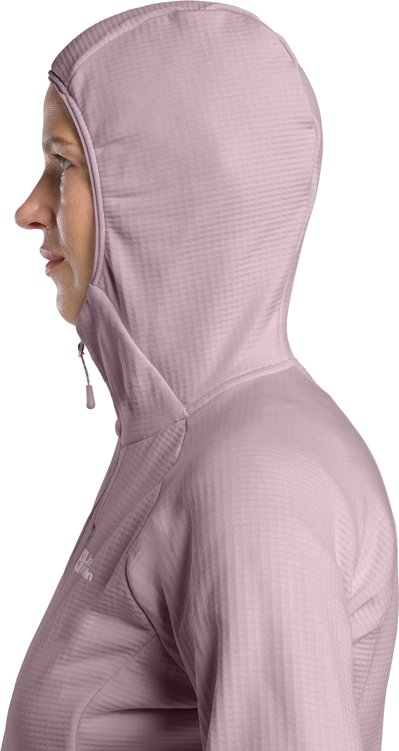 Jack Wolfskin Kapuzenfleecejacke »KOLBENBERG HOODED FZ W«, Gitterfleece, Übergangsjacke, Atmungsaktiv