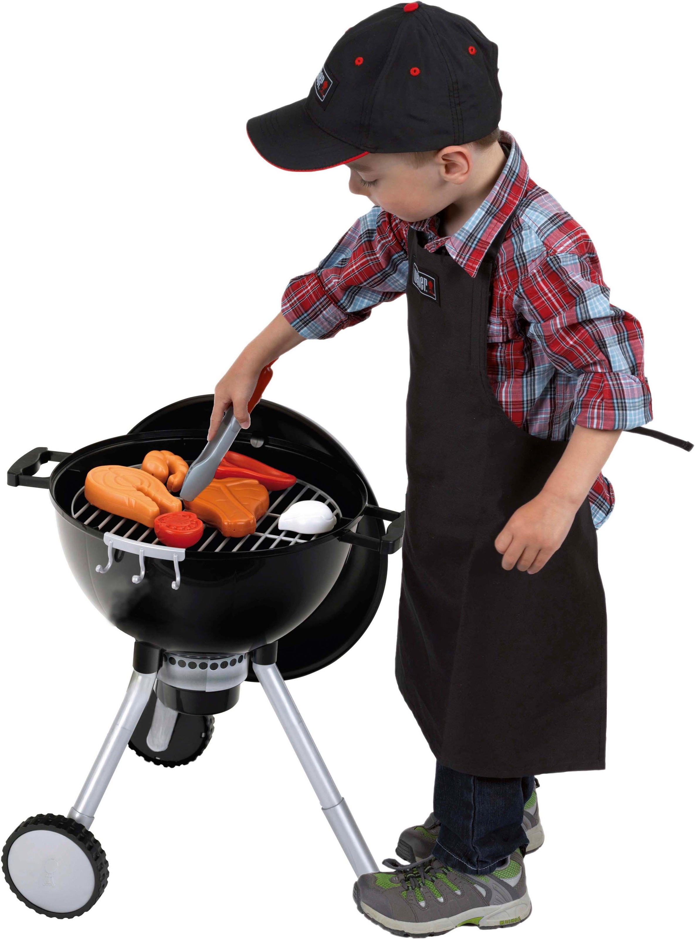 Klein Kinder-Küchenset »Weber Spiel-Kugelgrill One Touch Premium«, mit Licht und Sound, Made in Germany