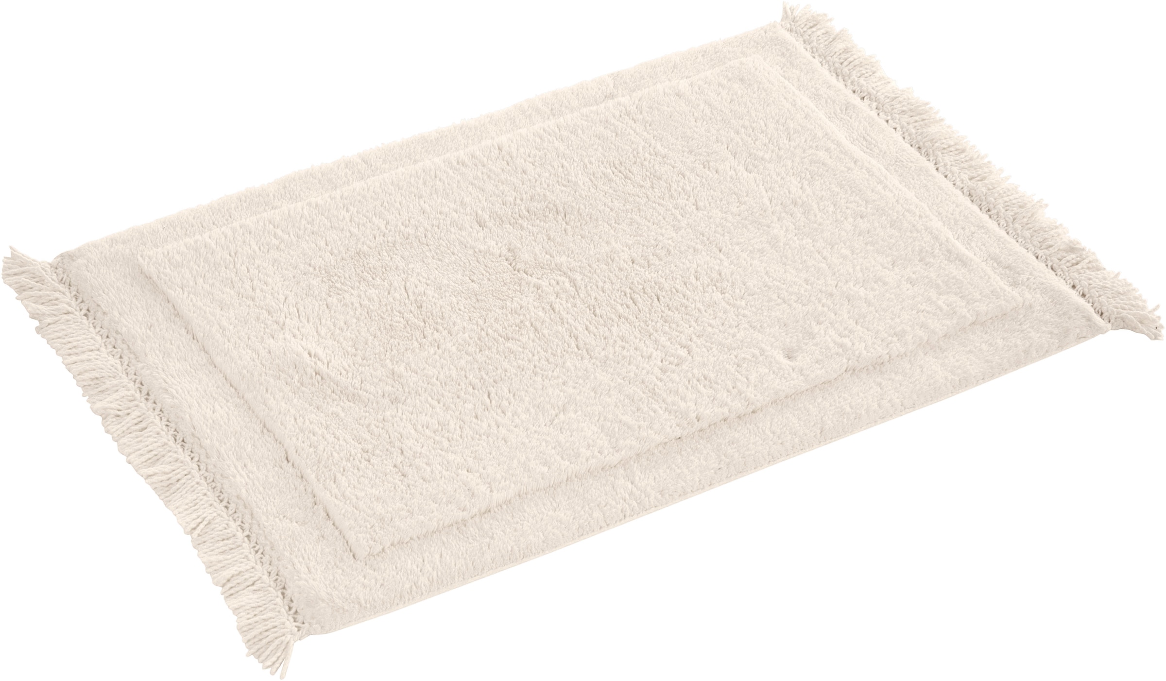 LeGer Home by Lena Gercke Badematte »Tamsin, Badvorleger, Badezimmer Teppich« Höhe 20 mm fußbodenheizungsgeeignet | strapazierfähig mit Fransen, Badteppich, Badematte, Baumwolle