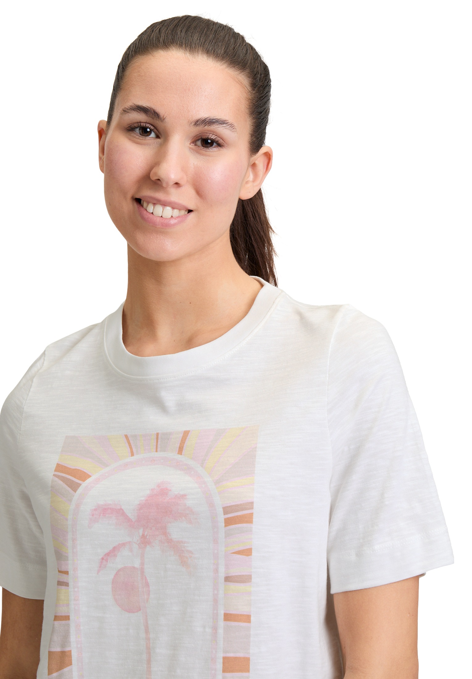 Cartoon Langarmshirt »Printshirt mit Rundhalsausschnitt«