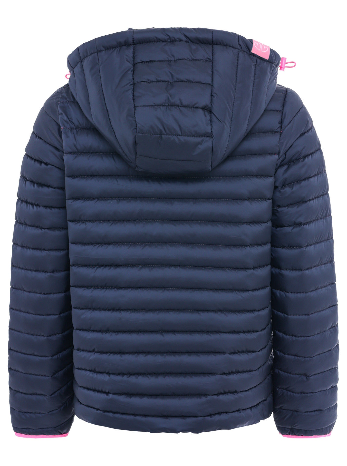 Zwillingsherz Steppjacke »"Maritim Patch"«, mit Kapuze, mit "Maritim Patch" am Arm, Kapuze, farbigem Zipper