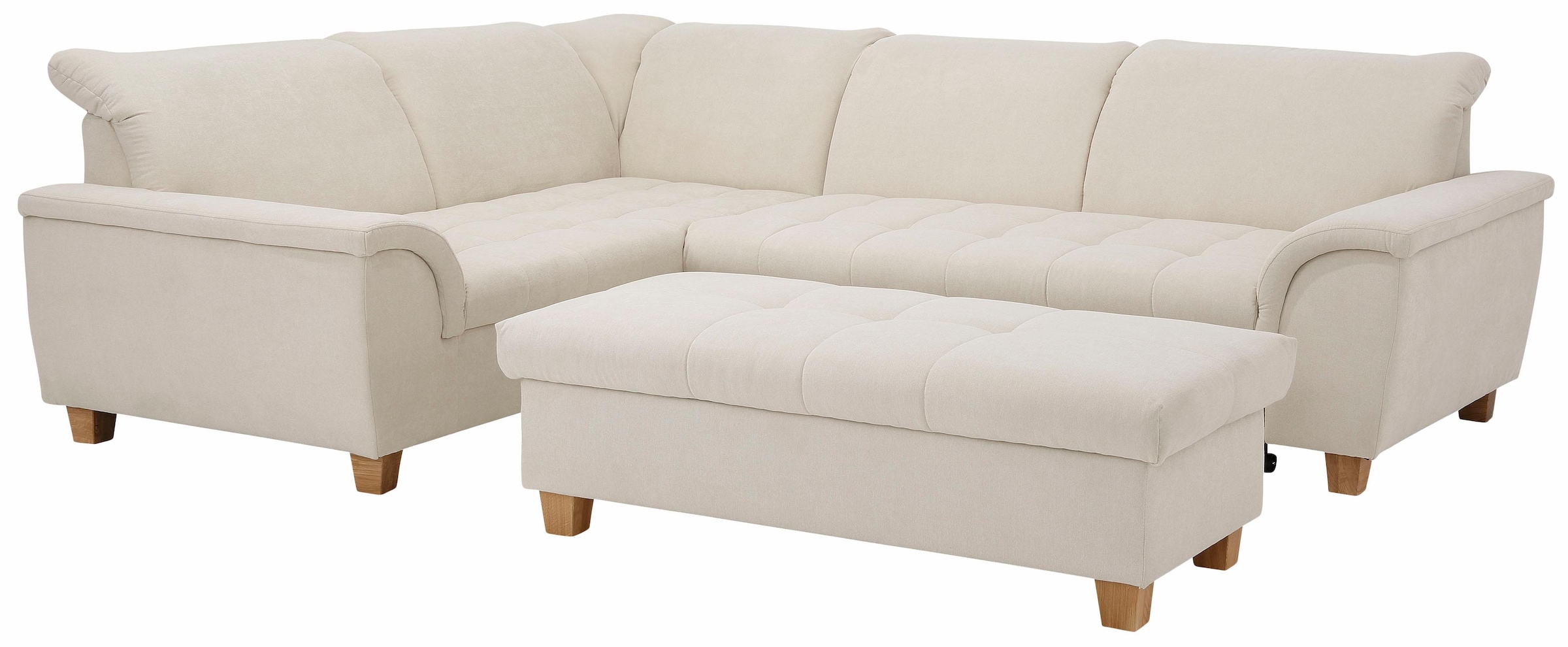 Home affaire Ecksofa »Lyla L-Form«, wahlweise mit Rückenfunktion und Bettfunktion