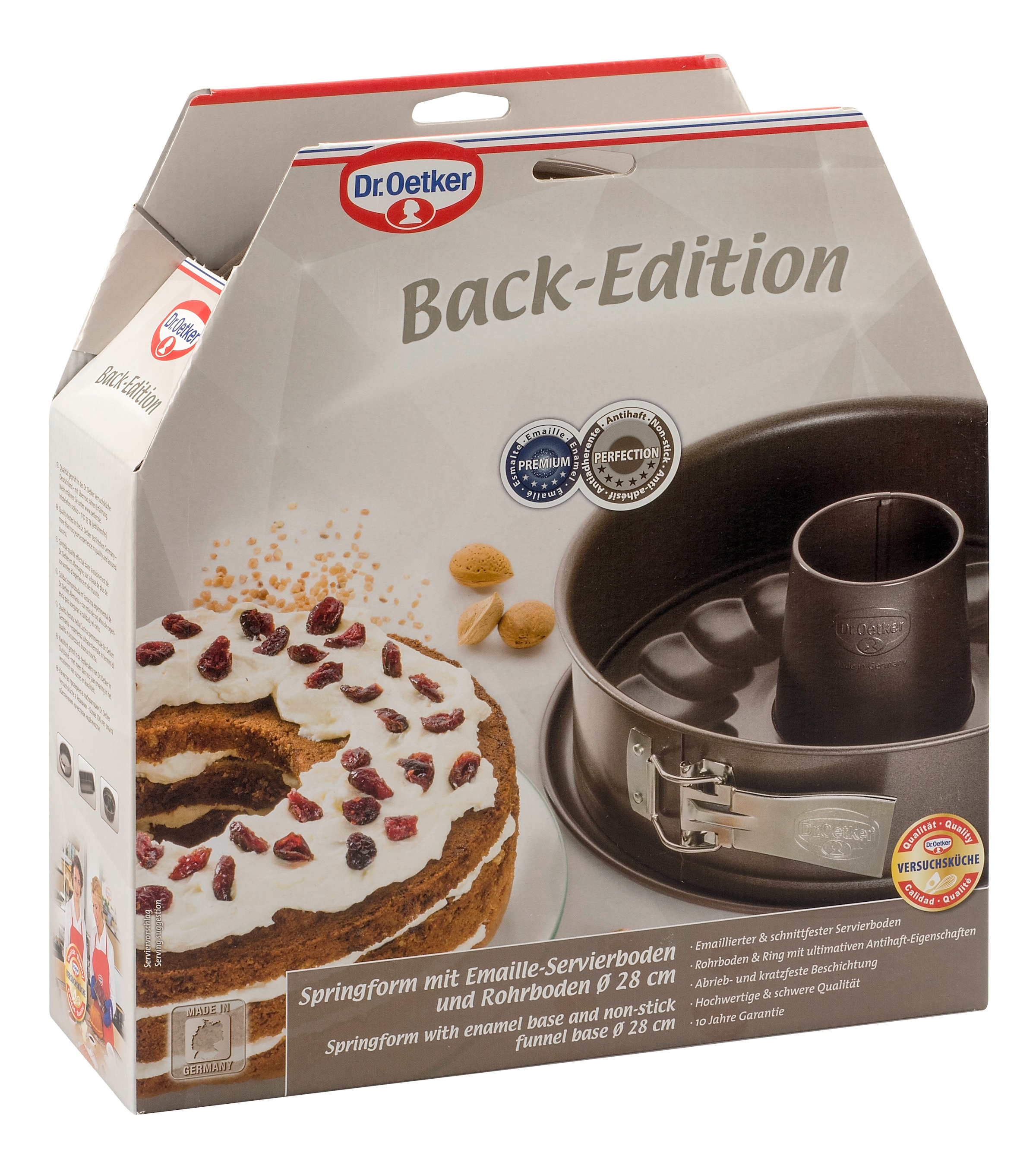 Dr. Oetker Küchenhelfer Springform »Back-Edition, mit Servier- & Rohrboden«