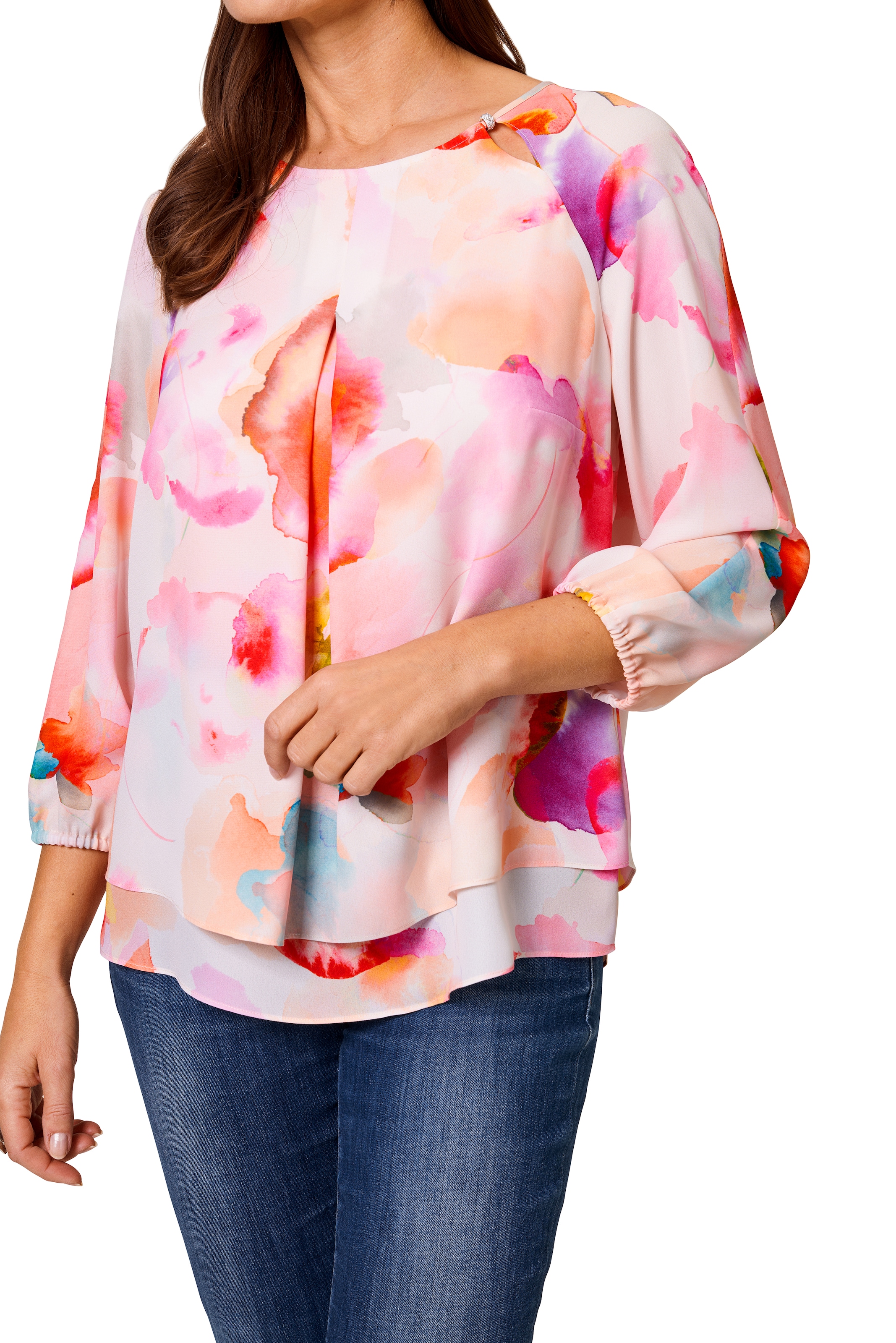 HERMANN LANGE Collection Druckbluse