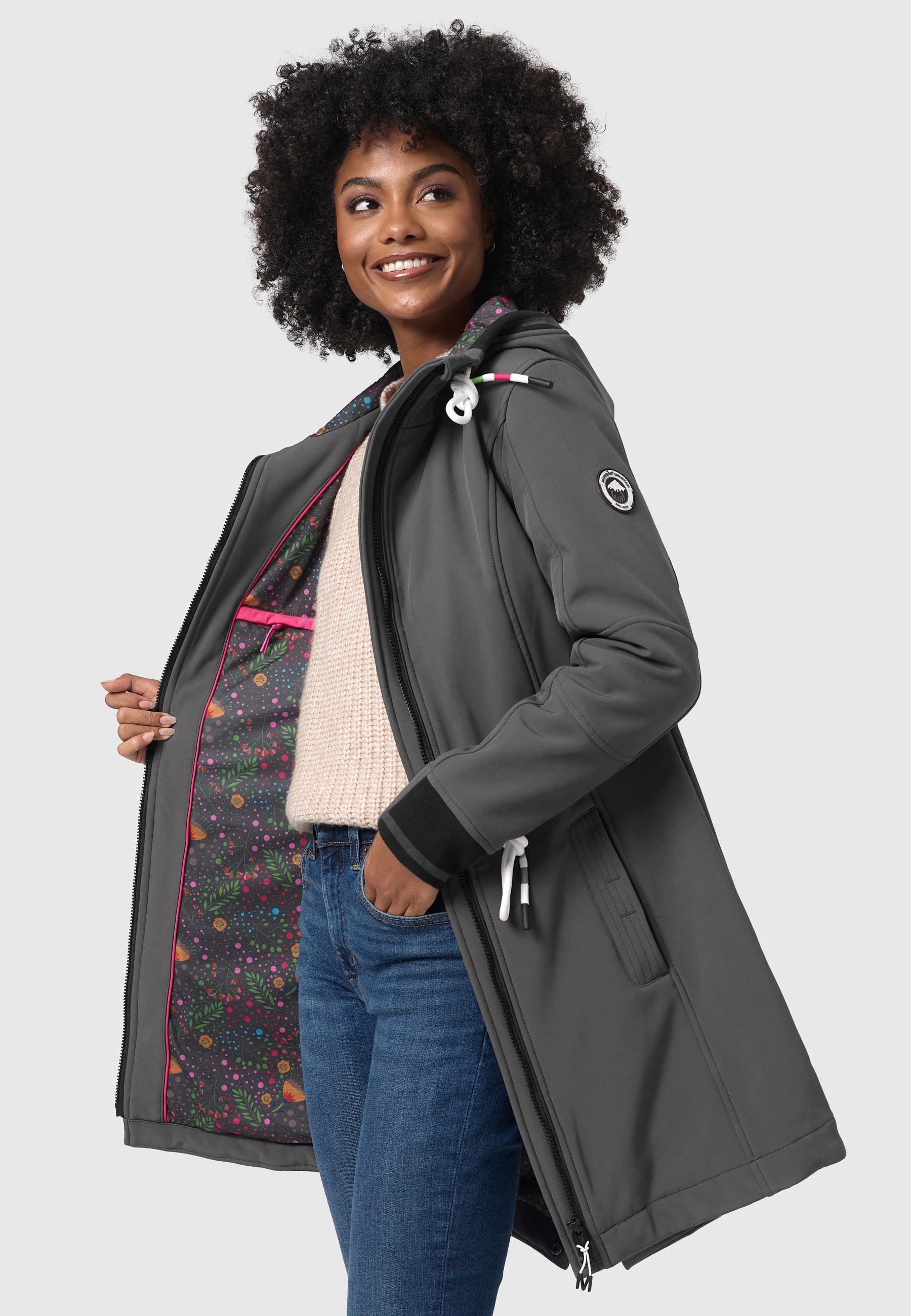 Marikoo Softshelljacke »Marikoo Mount Furnica Damen Softshell Jacke B964«