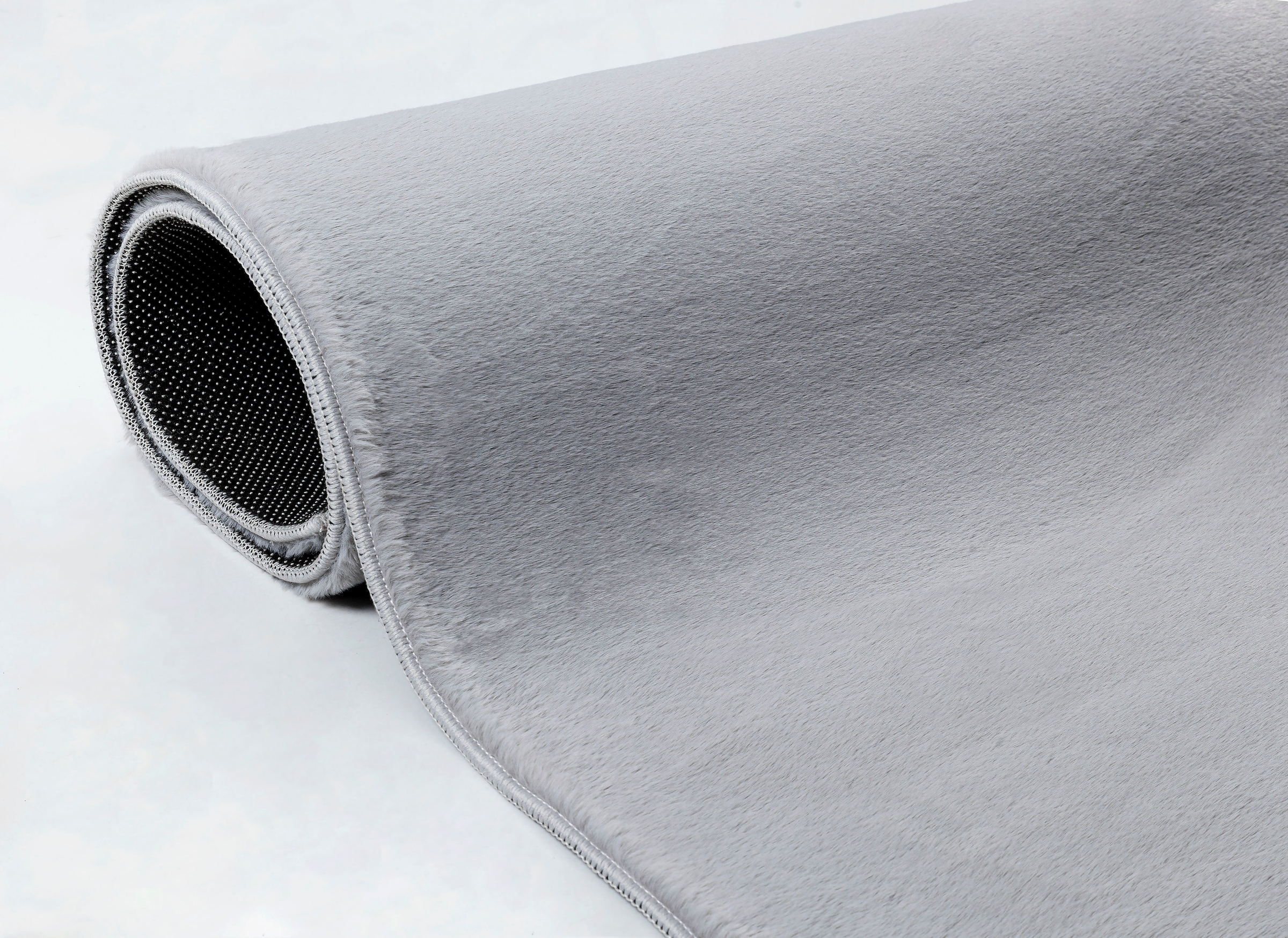 merinos Teppich »Focus 47« rechteckig 11 mm Höhe Fellteppich, weich und elegant, Wohnzimmer, Schlafzimmer