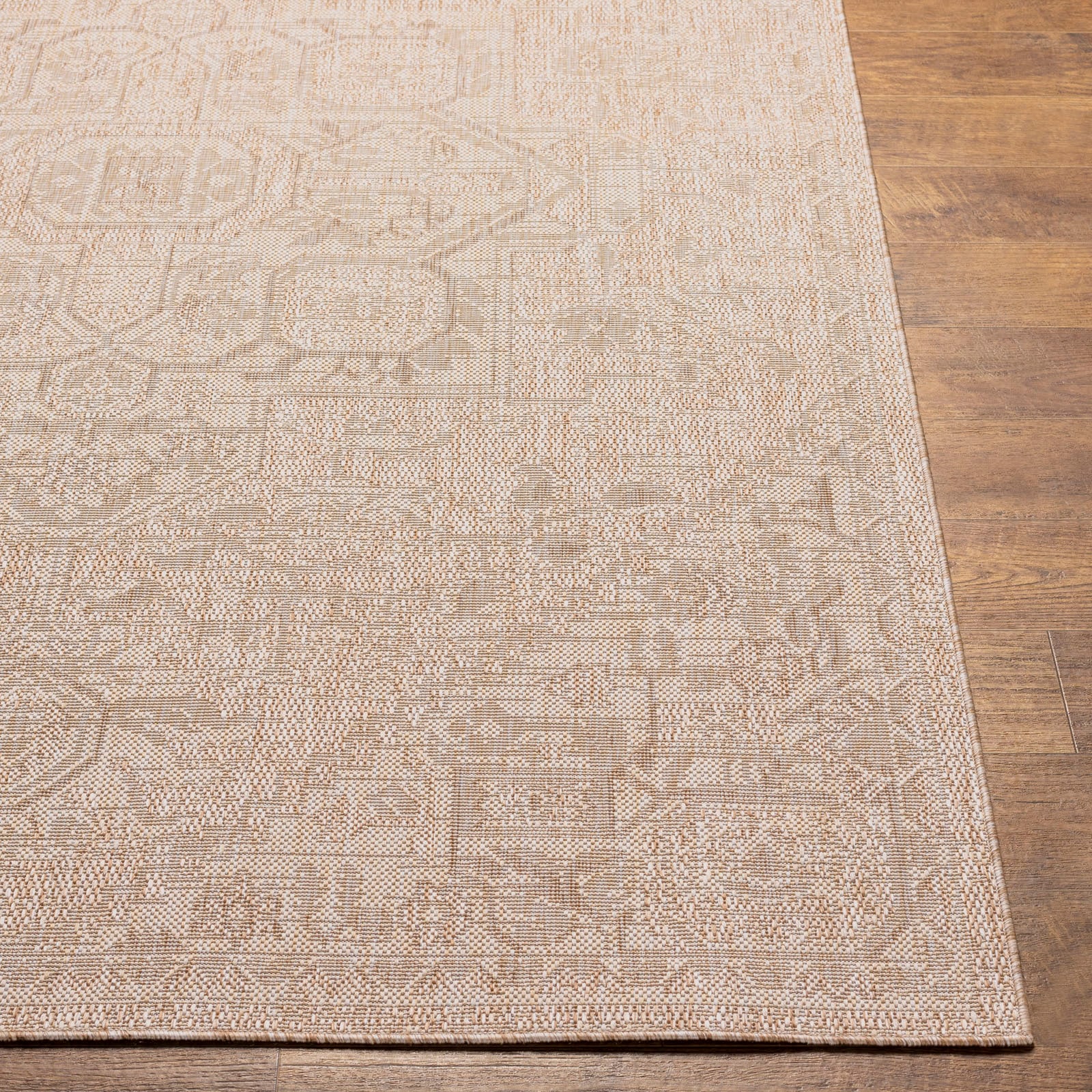 Livabliss Teppich »LEMARK«, rechteckig, 4 mm Höhe, Teppich In- /Outdoor Boho Jute-Optik, Balkon, Terrasse, Garten, Beige