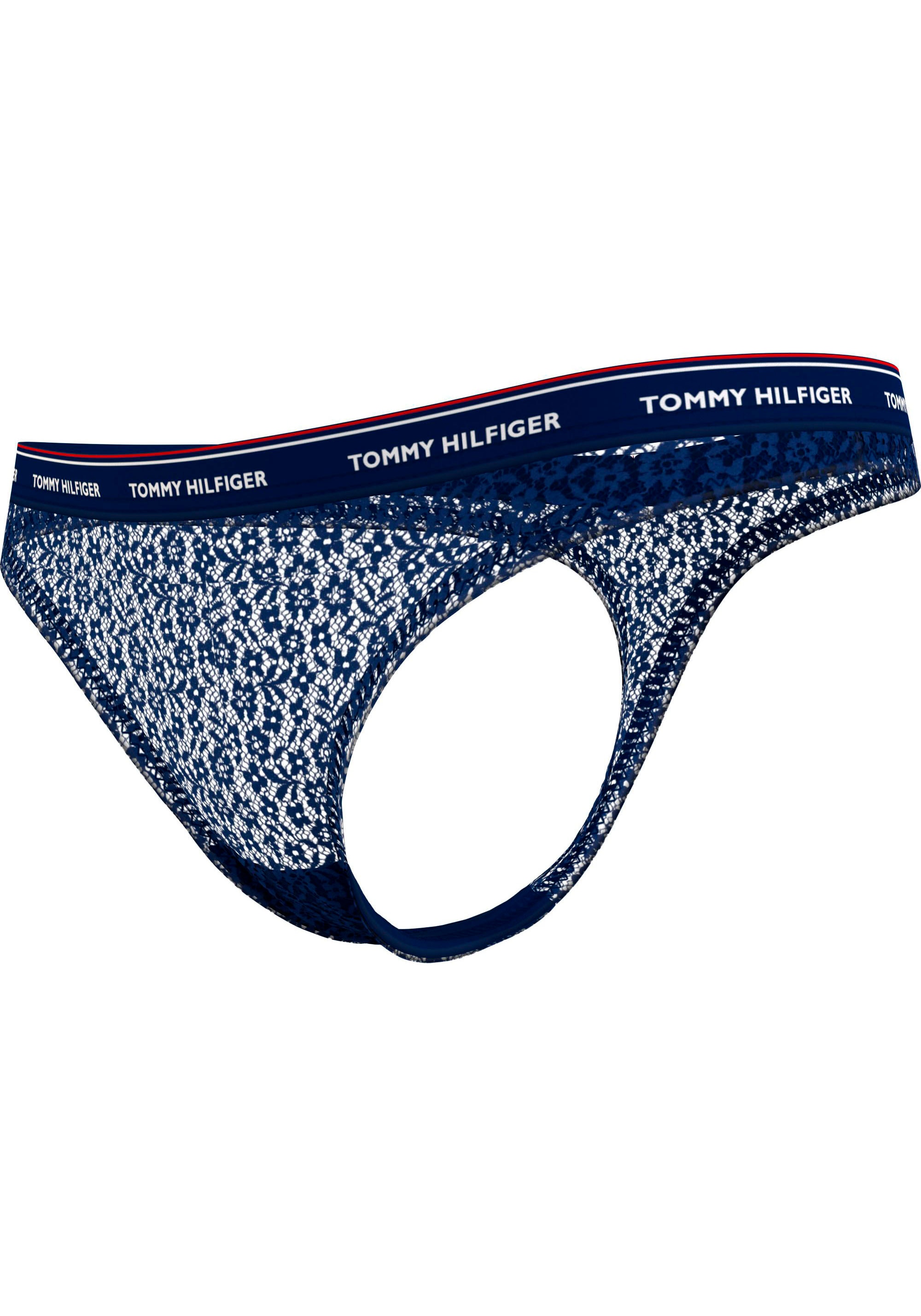 Tommy Hilfiger Underwear T-String »THONG (Packung, in modischem Labelfarben Logobund mit 5 bei ♕ GIFTING«, St., 5er-Pack), 5 PACK