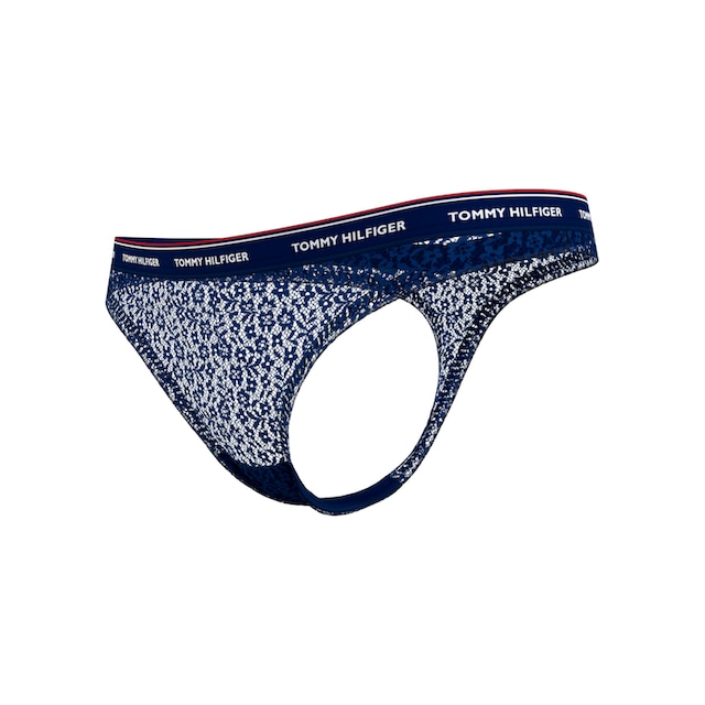 Tommy Hilfiger Underwear T-String »THONG 5 PACK GIFTING«, (Packung, 5 St.,  5er-Pack), mit modischem Logobund in Labelfarben bei ♕