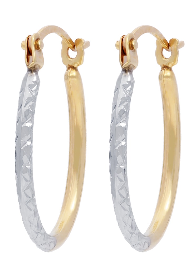Firetti Paar Creolen »Schmuck Geschenk Gold 375 Ohrschmuck Creole«