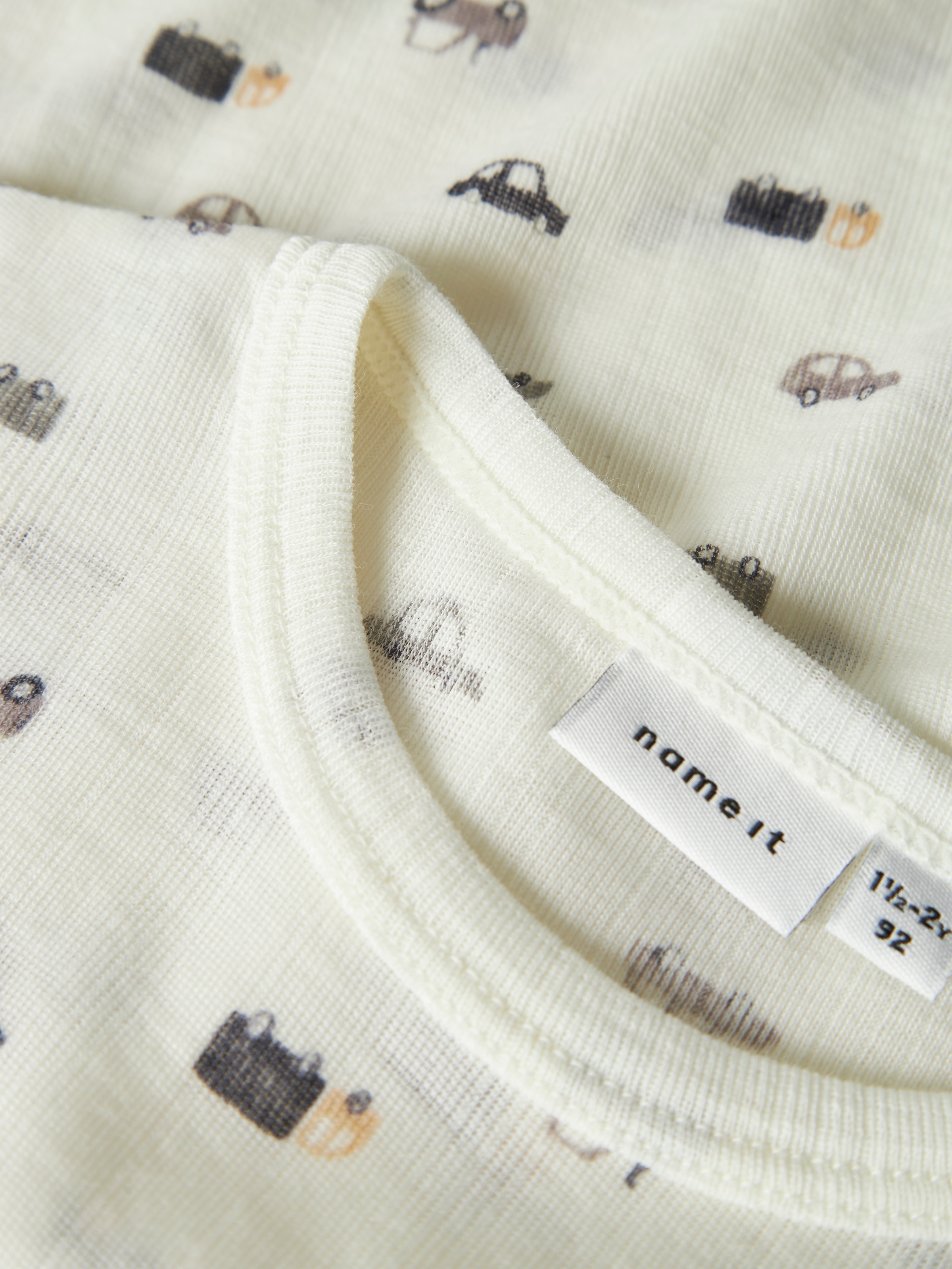Name It Langarmshirt »NMMWANG WOOL NEEDLE LS TOP NOOS« Wolle, regular fit