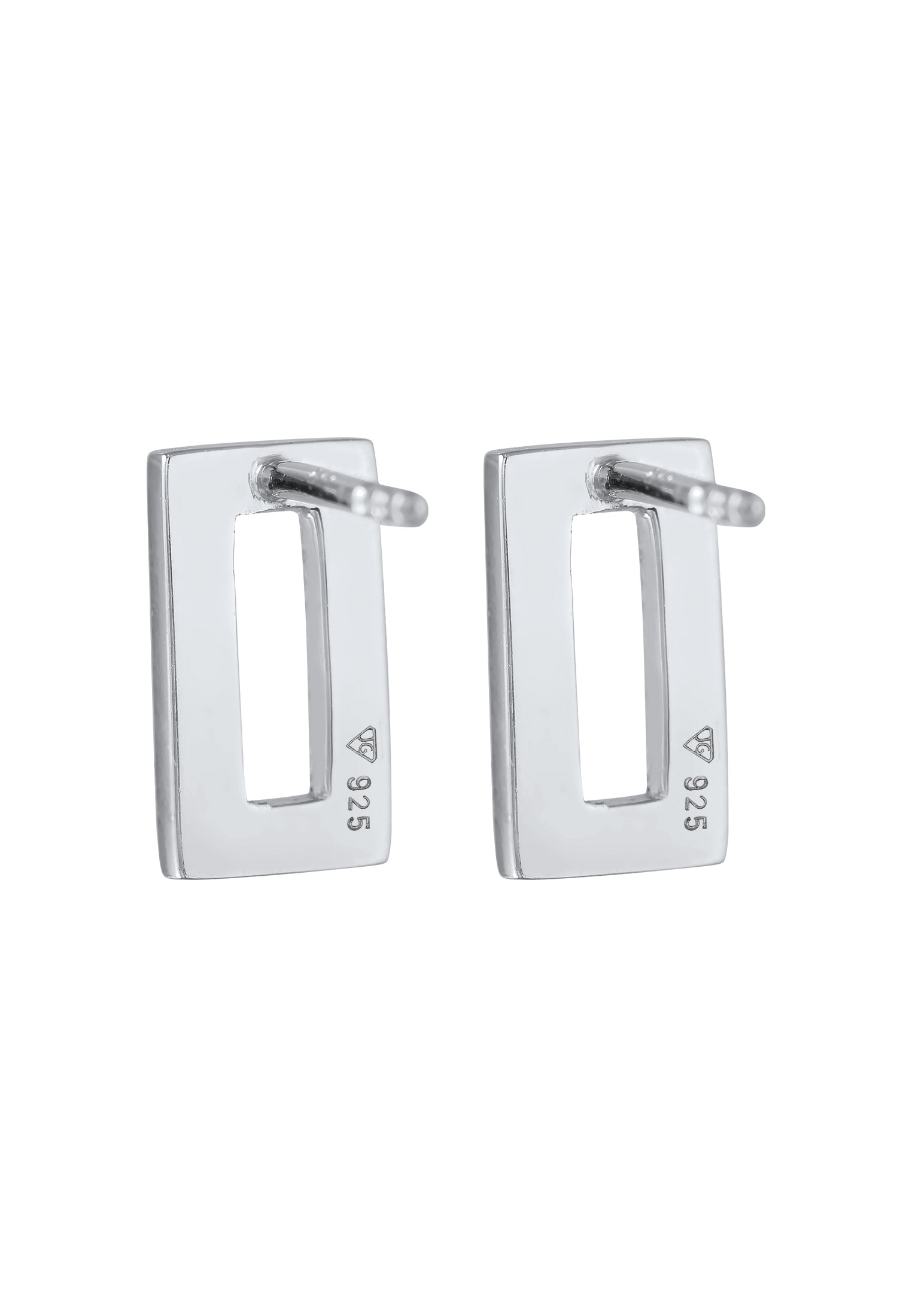 Elli Paar Ohrstecker »Ohrringe Eckig Quadratisch Kristalle 925 Silber«