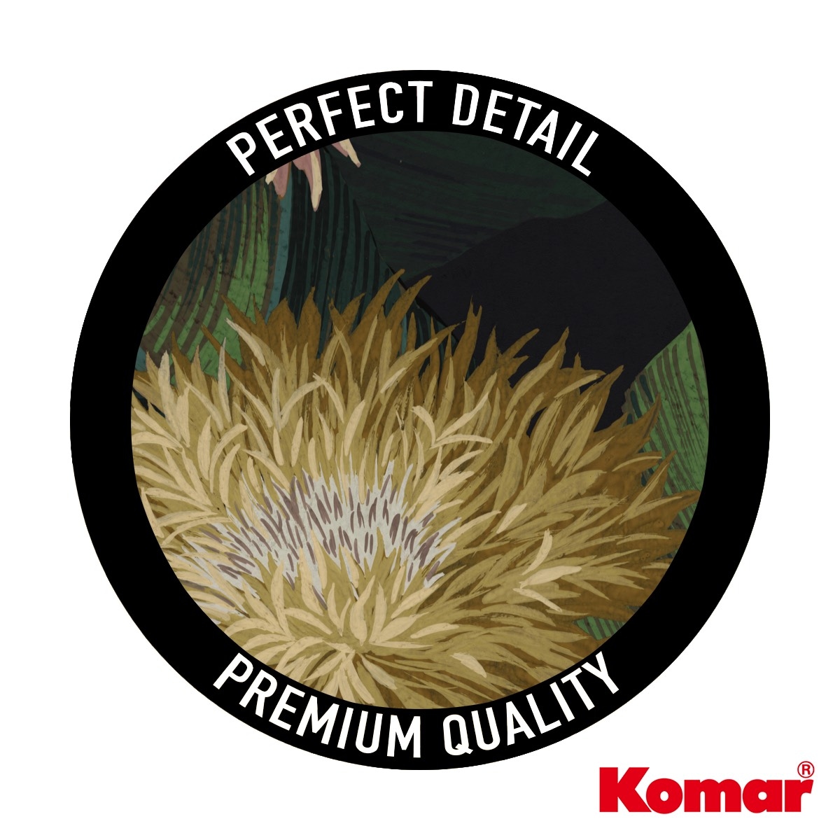 Komar Fototapete »Vlies Fototapete - Flowerly - Größe 400 x 250 cm« Motiv | bedruckt glatt