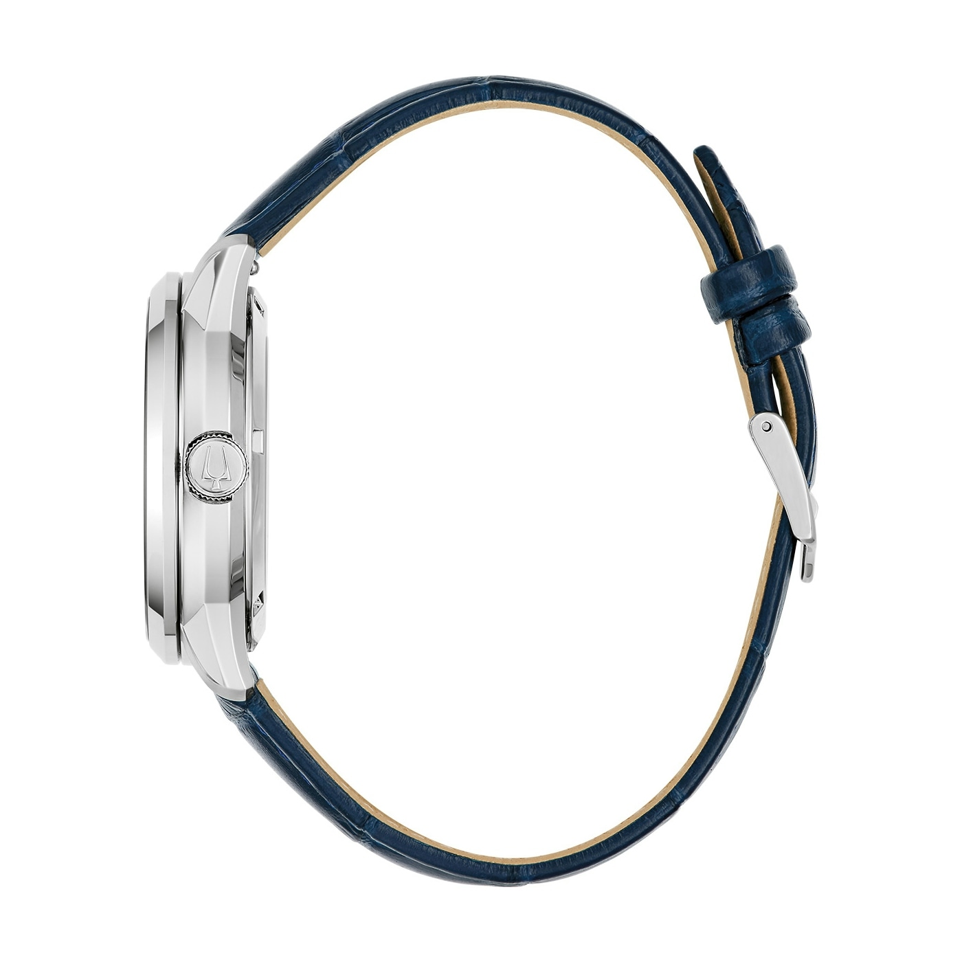 Bulova Automatikuhr »Sutton« Armbanduhr, Herrenuhr, Mechanische Uhr, Lederarmband, analog