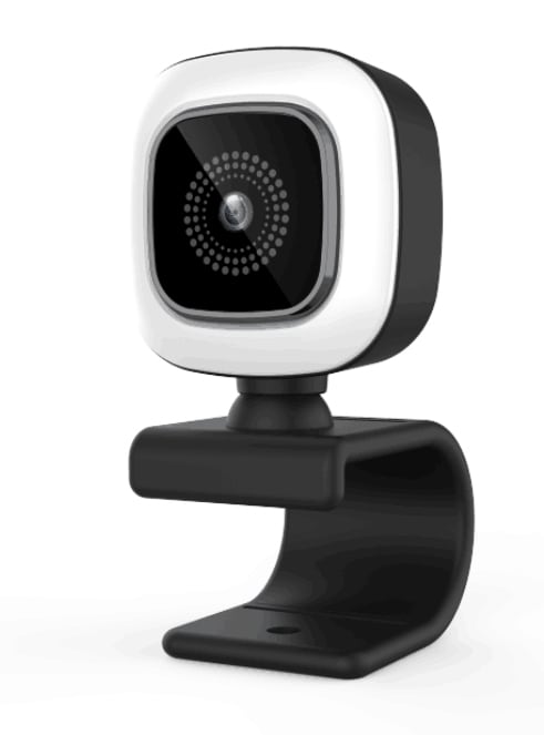 Hyrican Webcam »HYRICAN ST-CAM554 UHD Webcam 3840x2160 Pixel mit Ringlicht 12MP«, 4K Ultra HD