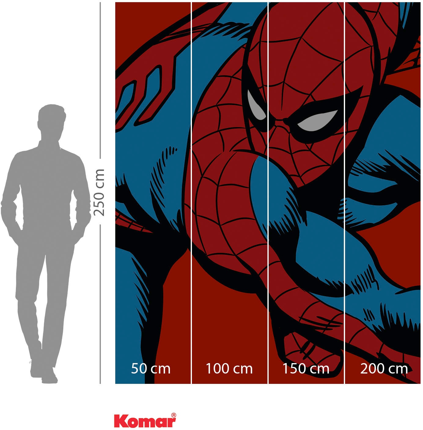 (Breite »Marvel online Watchout«, Vliestapete | mit x Spider-Man XXL PowerUp Garantie 3 Komar Höhe) kaufen 200x250 cm Jahren