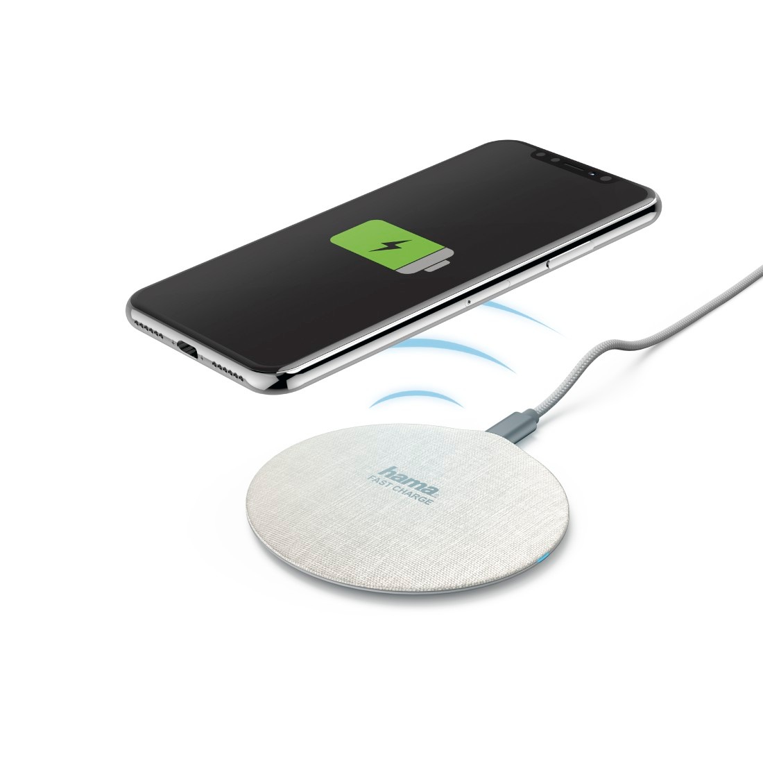 Hama Wireless Charger »Kabelloses Ladegerät mit Qi-Technologie für