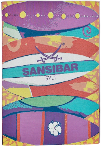 Sansibar Teppich »Rantum Beach SA-020«, rechteckig, Flachgewebe, modernes Design,... kaufen