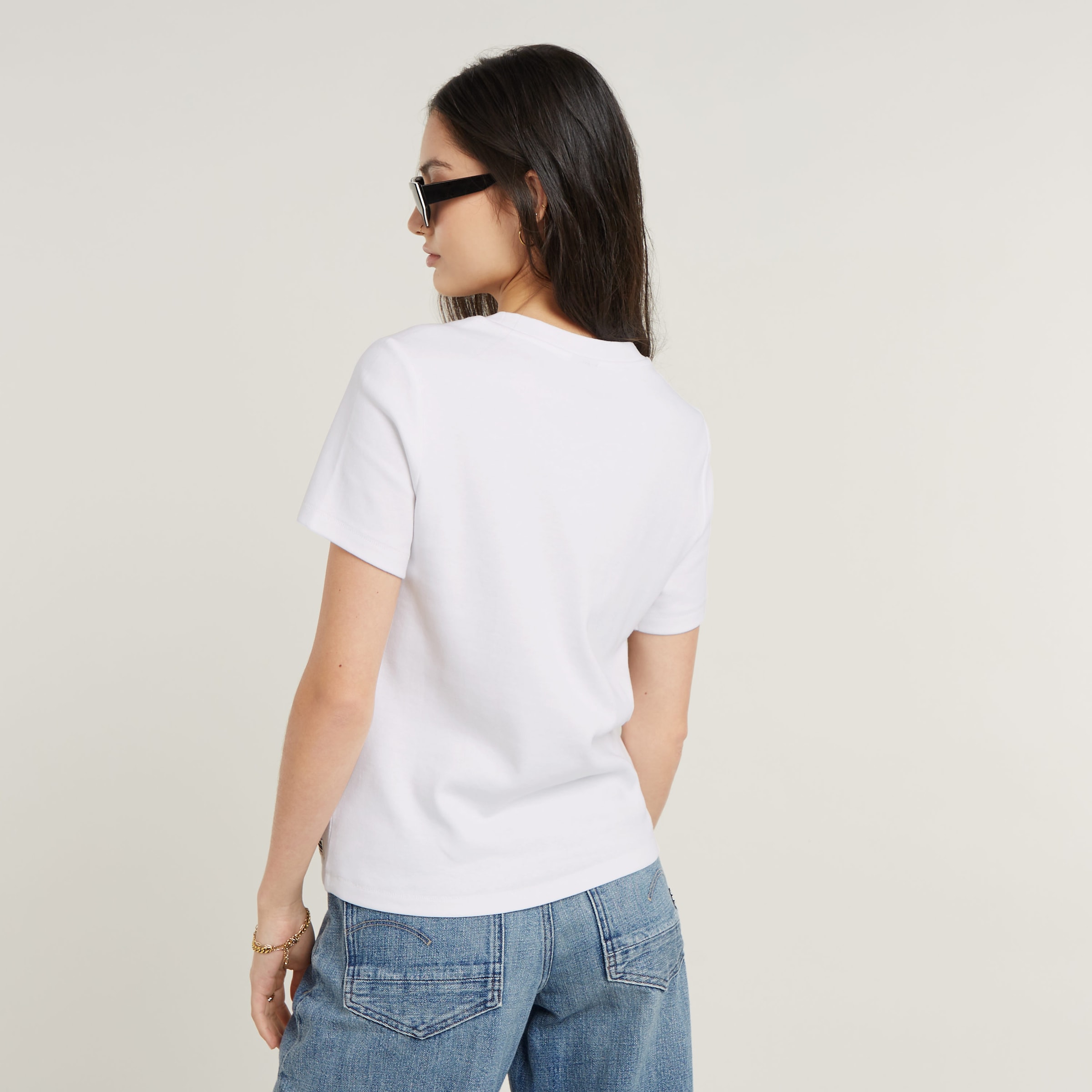G-STAR T-Shirt »Old skool logo r t wmn«