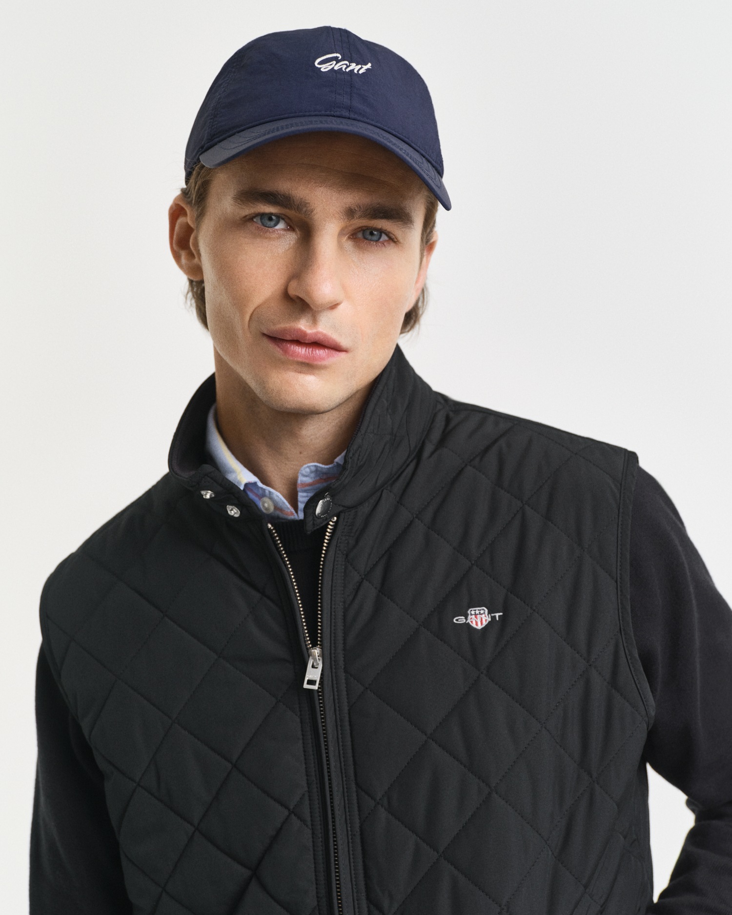 Gant Steppweste »QUILTED WINDCHEATER VEST« mit Wattierung aus recyceltem Polyester
