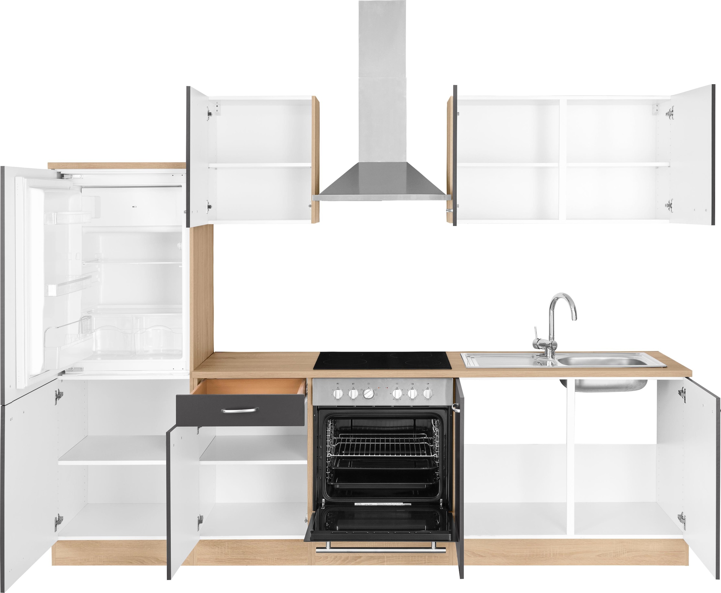 OPTIFIT Küchenzeile »Parare« ohne E-Geräte, Breite 270 cm