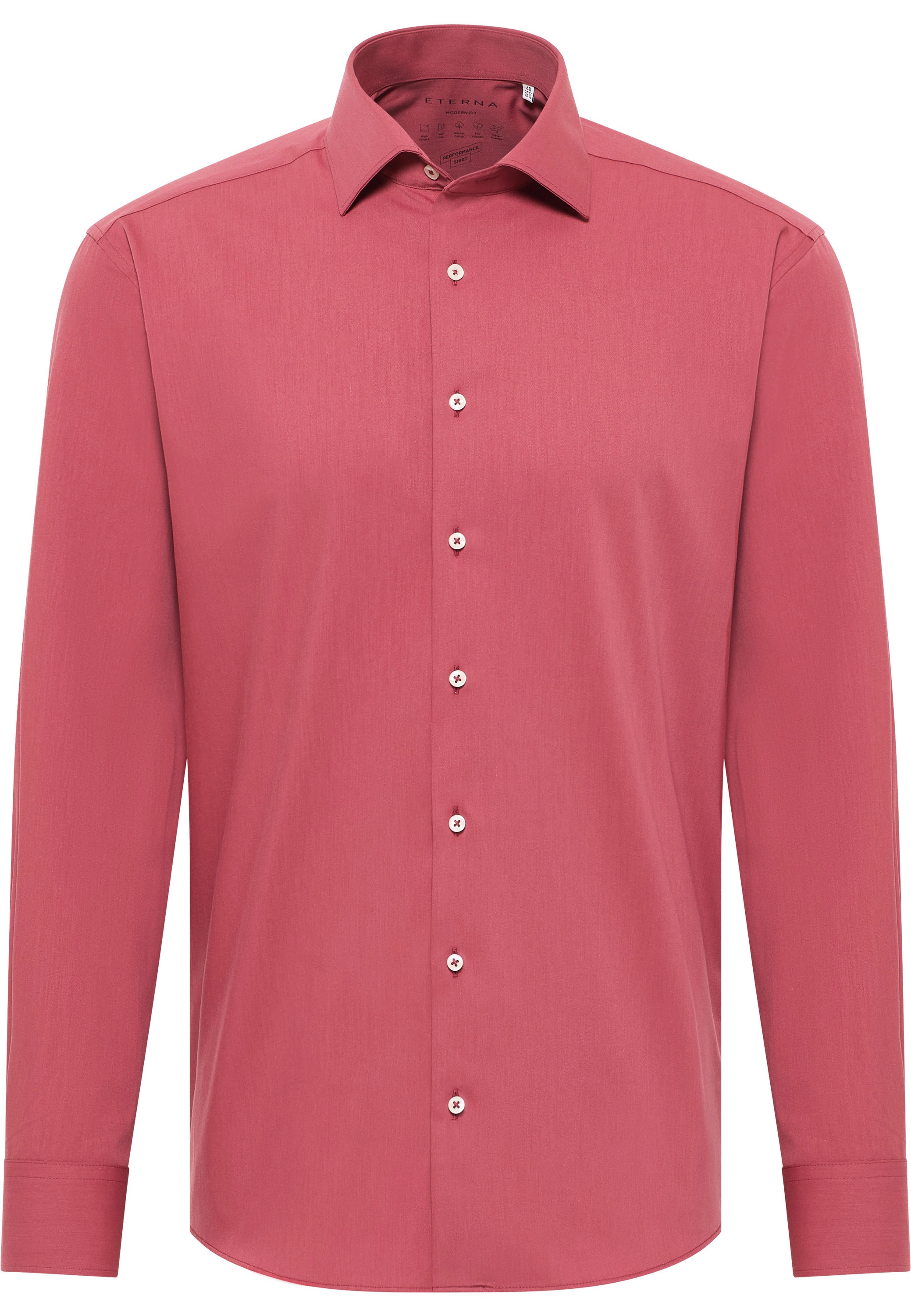 Eterna Langarmhemd »MODERN FIT«, NON IRON (bügelfrei)