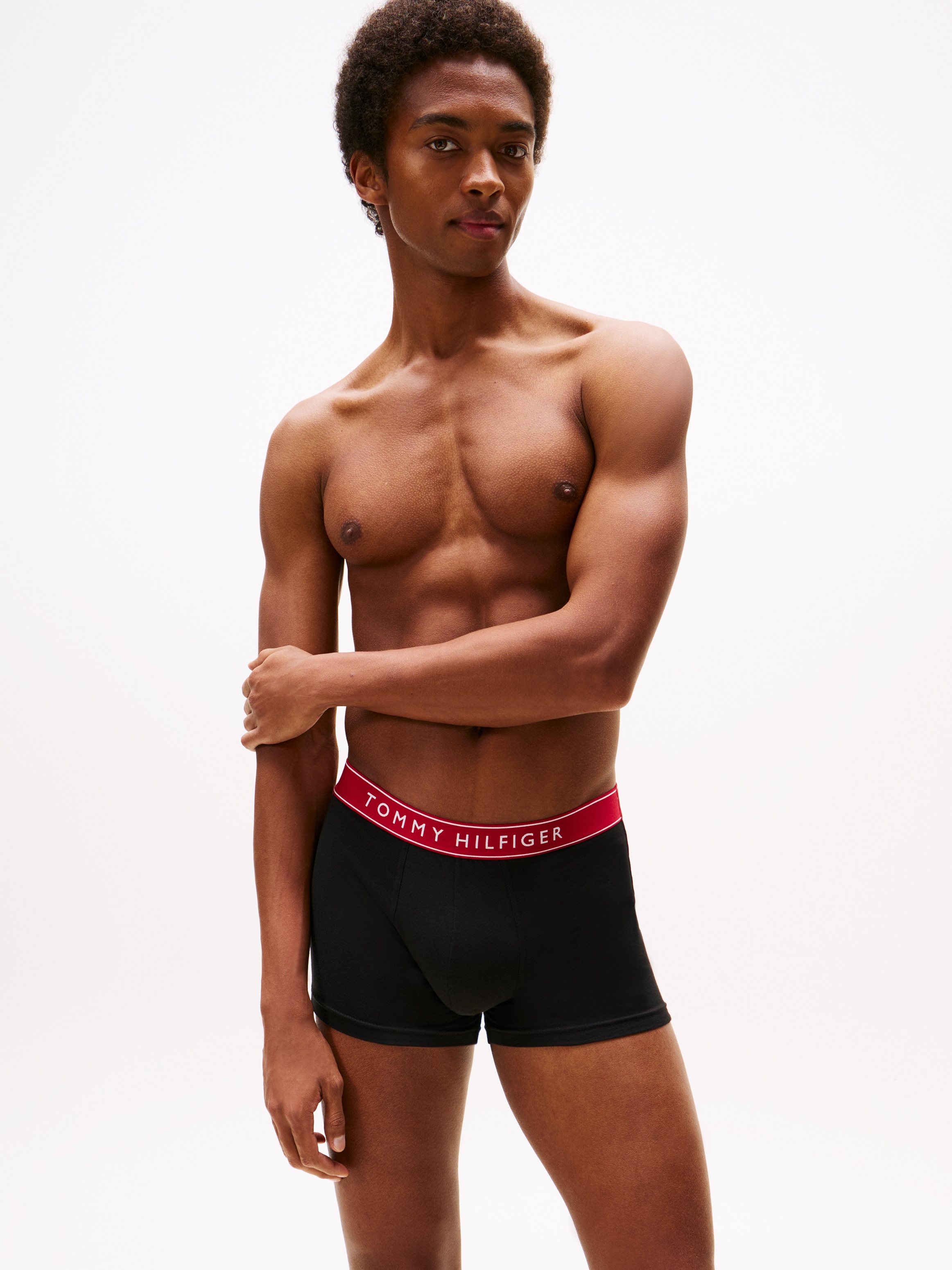 Tommy Hilfiger Underwear Trunk 5 Stk. tlg., kurzes Bein, elastischer Bund mit Logo