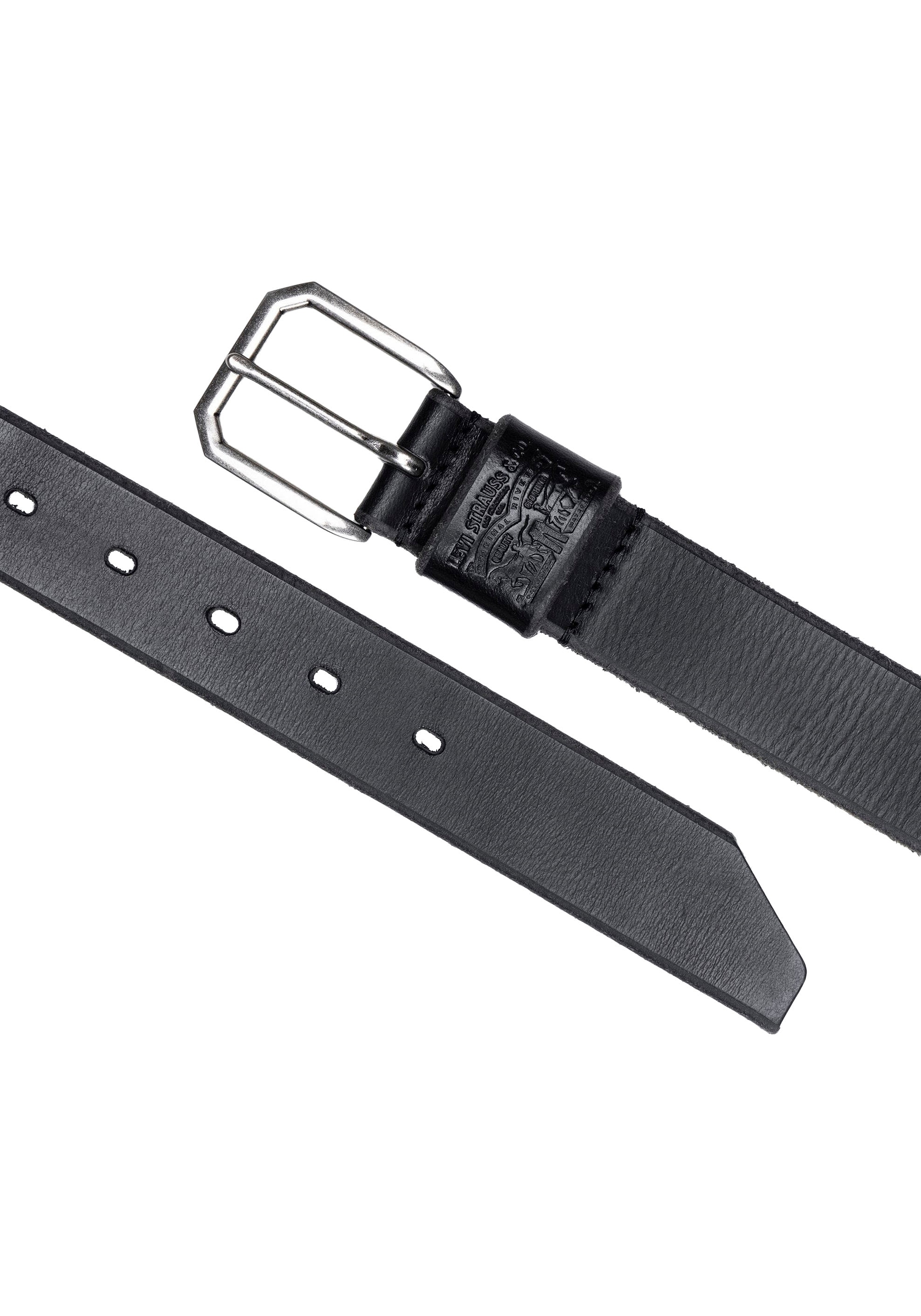 Levi's® Ledergürtel »WIDE LOOP TWO HORSE BELT«, mit Logoprägung