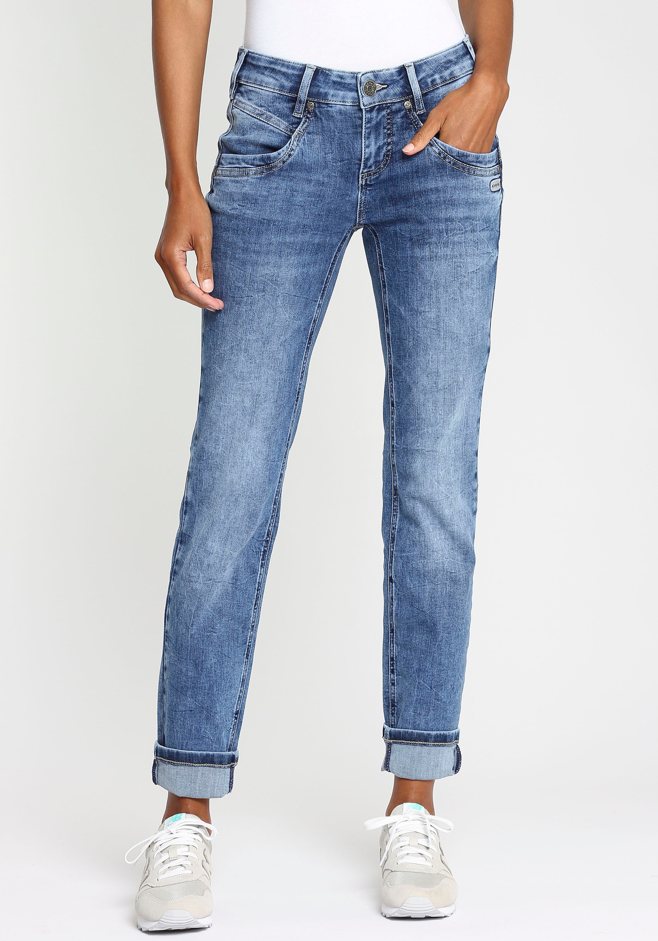 GANG Slim-fit-Jeans »94JOJO«, Bewegungsfreiheit mit großer Formstabilität