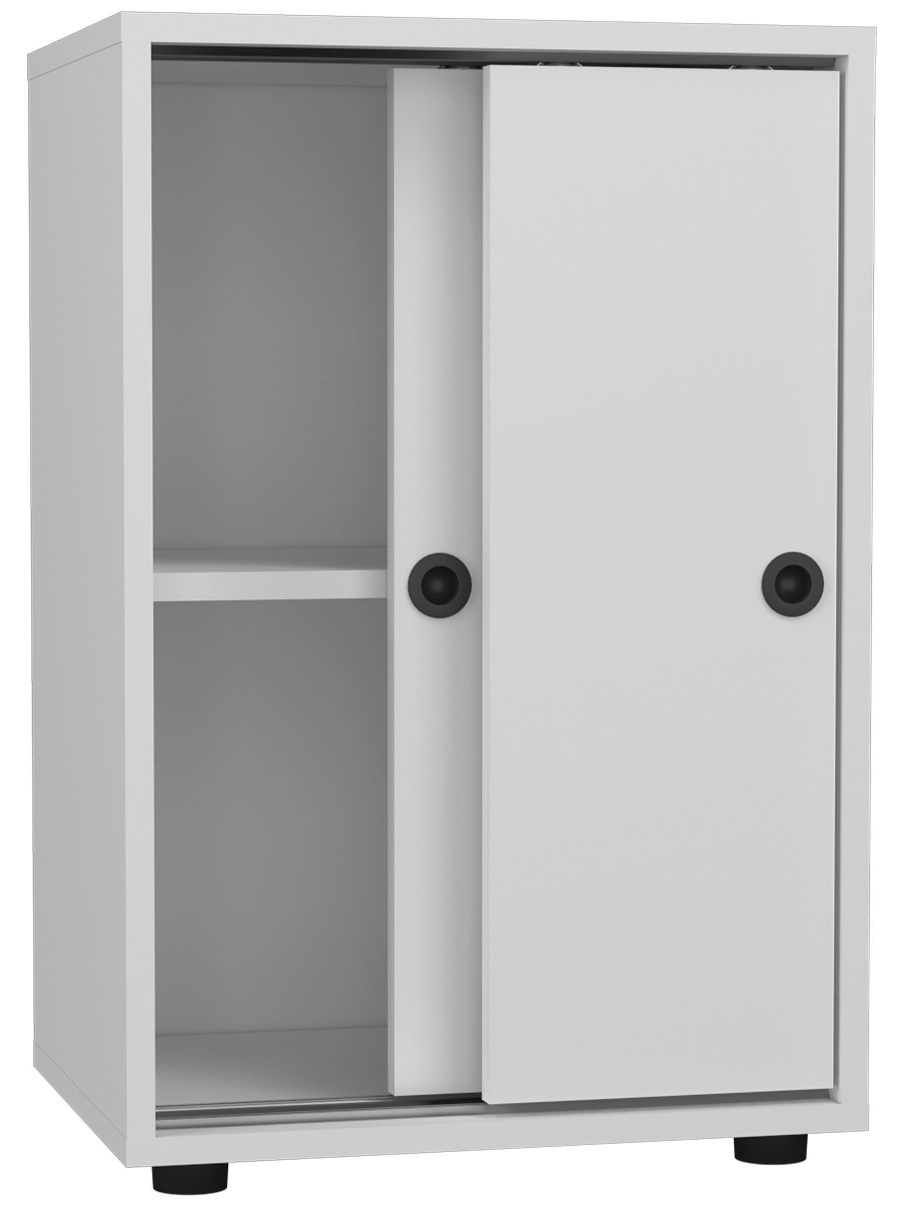 VCM Aktenschrank »Büroschrank Schiebetüren Aktenschrank Ulas 2fach« 1 Stk. tlg.