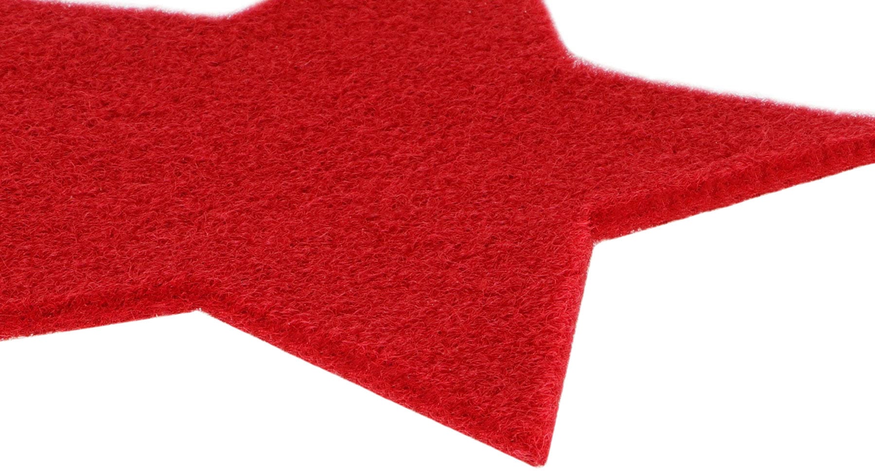 Primaflor-Ideen in Textil Platzset »Stern, Weihnachtsdeko rot«, (Set, 2 St.),  auch ideal als Untersetzer oder Dekoration, Größe 29,5 cm mit 3 Jahren XXL  Garantie