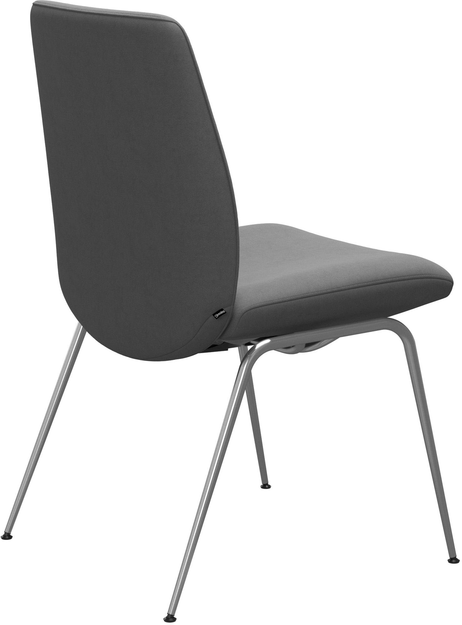 Stressless® Polsterstuhl »Laurel«, Microfaser DINAMICA, Low Back, Größe L, mit Beinen aus Stahl in Chrom glänzend