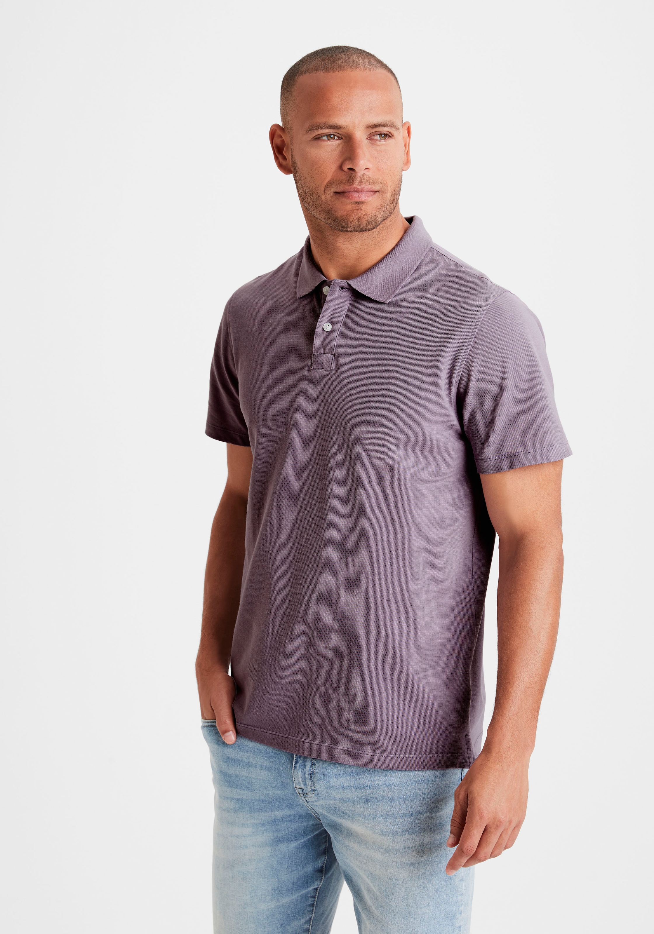 Beachtime Poloshirt, Kurzarm, Shirt mit Polokragen, Baumwoll-Piquè