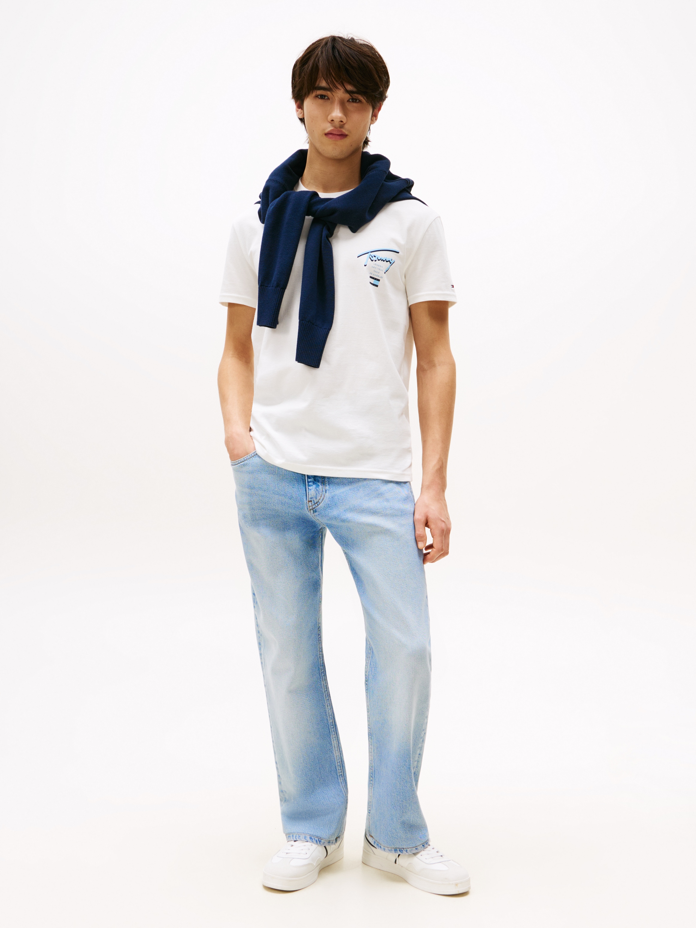 Tommy Jeans T-Shirt »TJM REG SIGNATURE CITY TEE«, mit großem Rückenprint