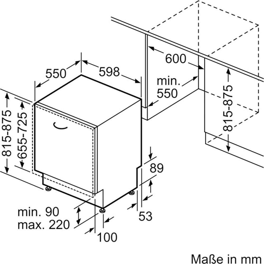 Constructa vollintegrierbarer Geschirrspüler »CG5VX02ITE«, 12 Maßgedecke