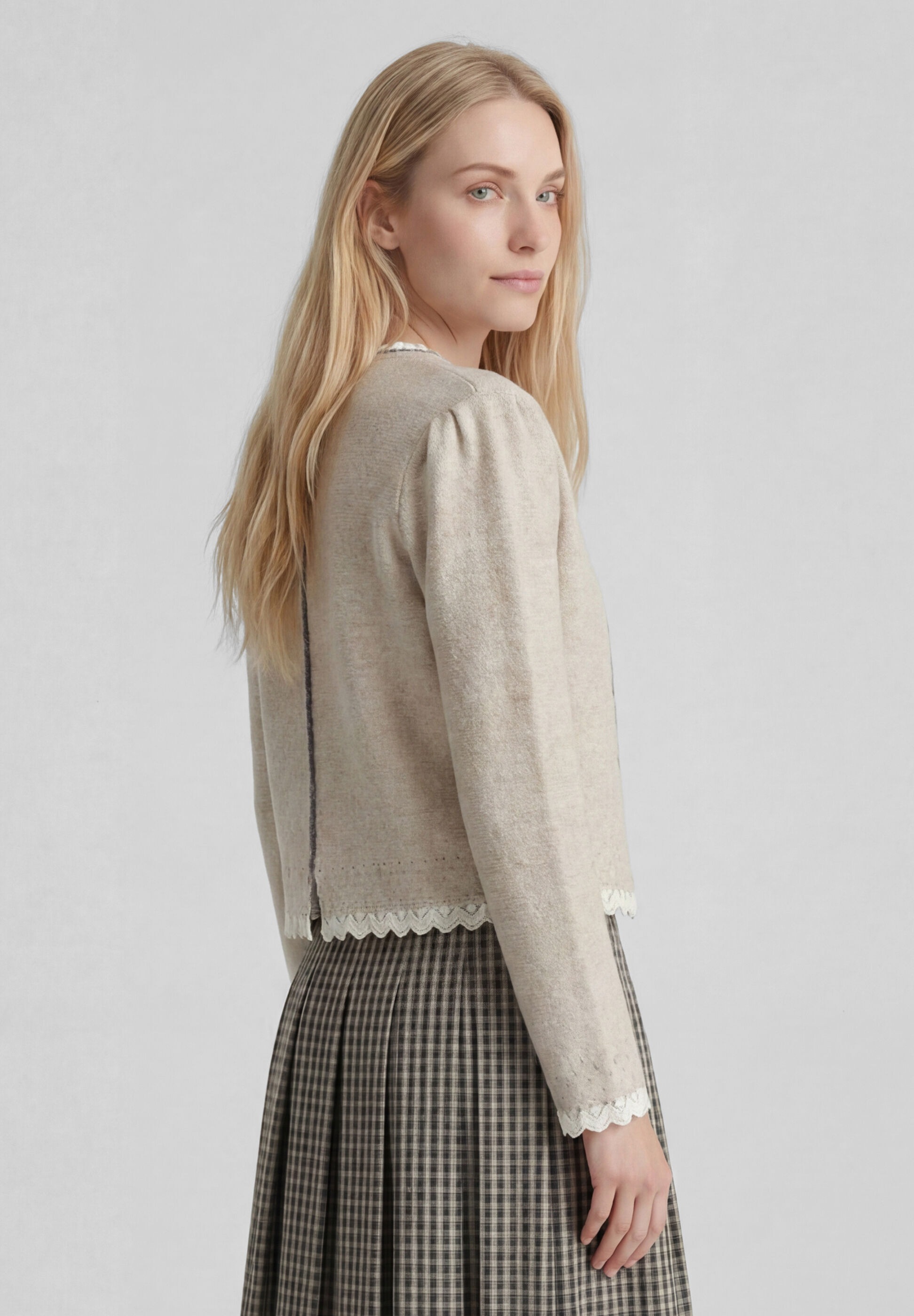 Spieth & Wensky Trachtenstrickjacke »Spieth & Wensky Strickjacke Karline« mit eleganter Knopfleiste