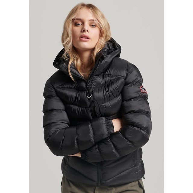 mit FUJI Kapuze JACKET«, PADDED Steppjacke »HOODED ♕ Superdry bei