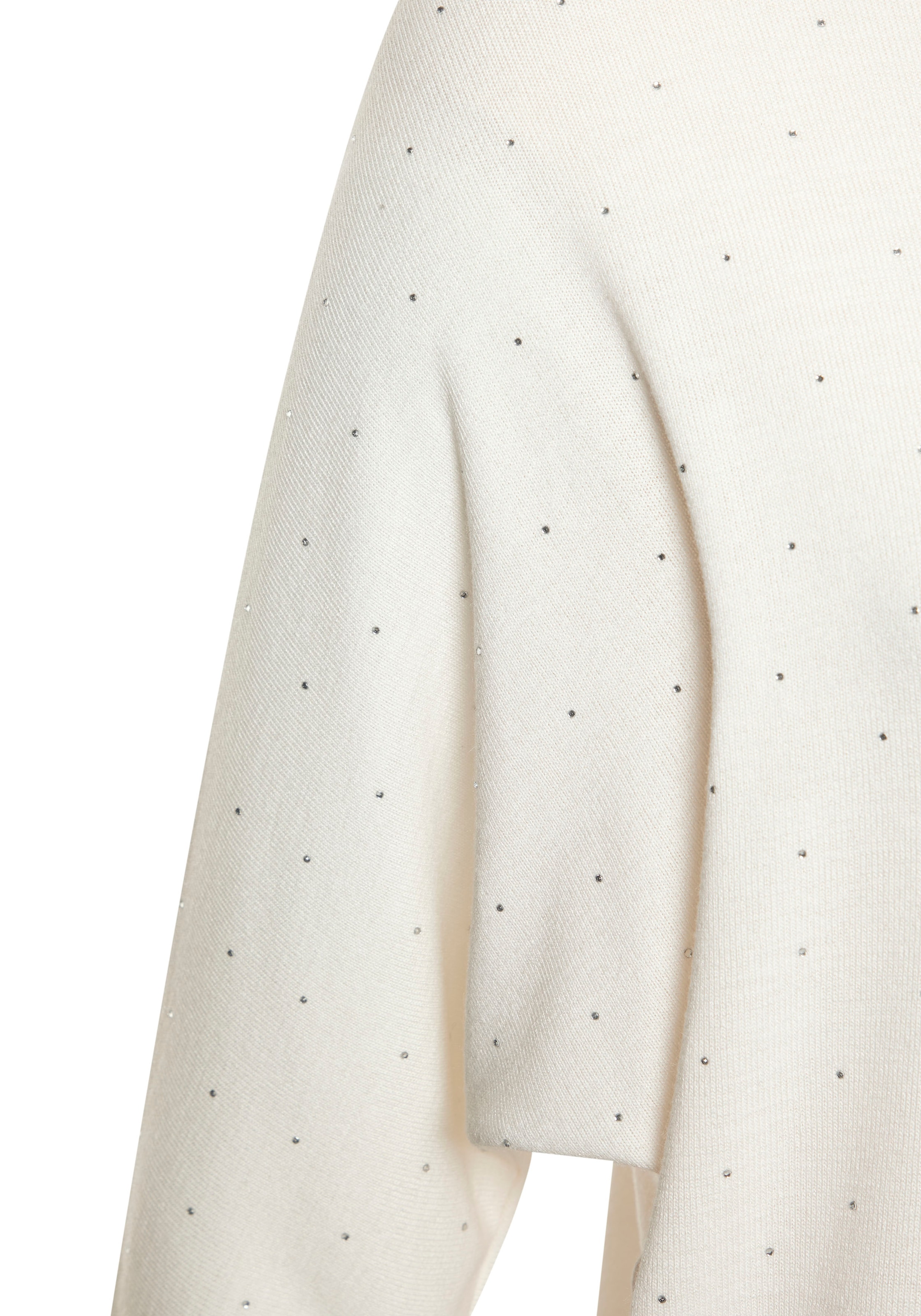 LASCANA Rundhalsshirt »mit funkelnden Strass-Steinen« aus Viskose-Stretch