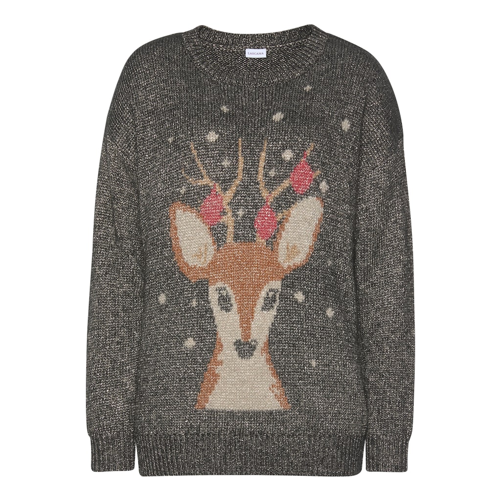 LASCANA Sweater »Weihnachtspullover«