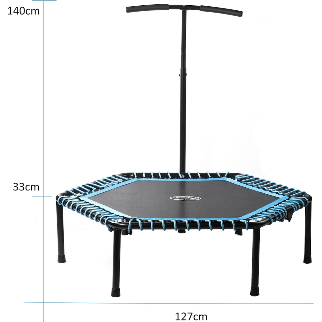 body coach Fitnesstrampolin »body coach Fitness-Trampolin Â»Jump & FitÂ« 6-eckig«, Ø 127 cm