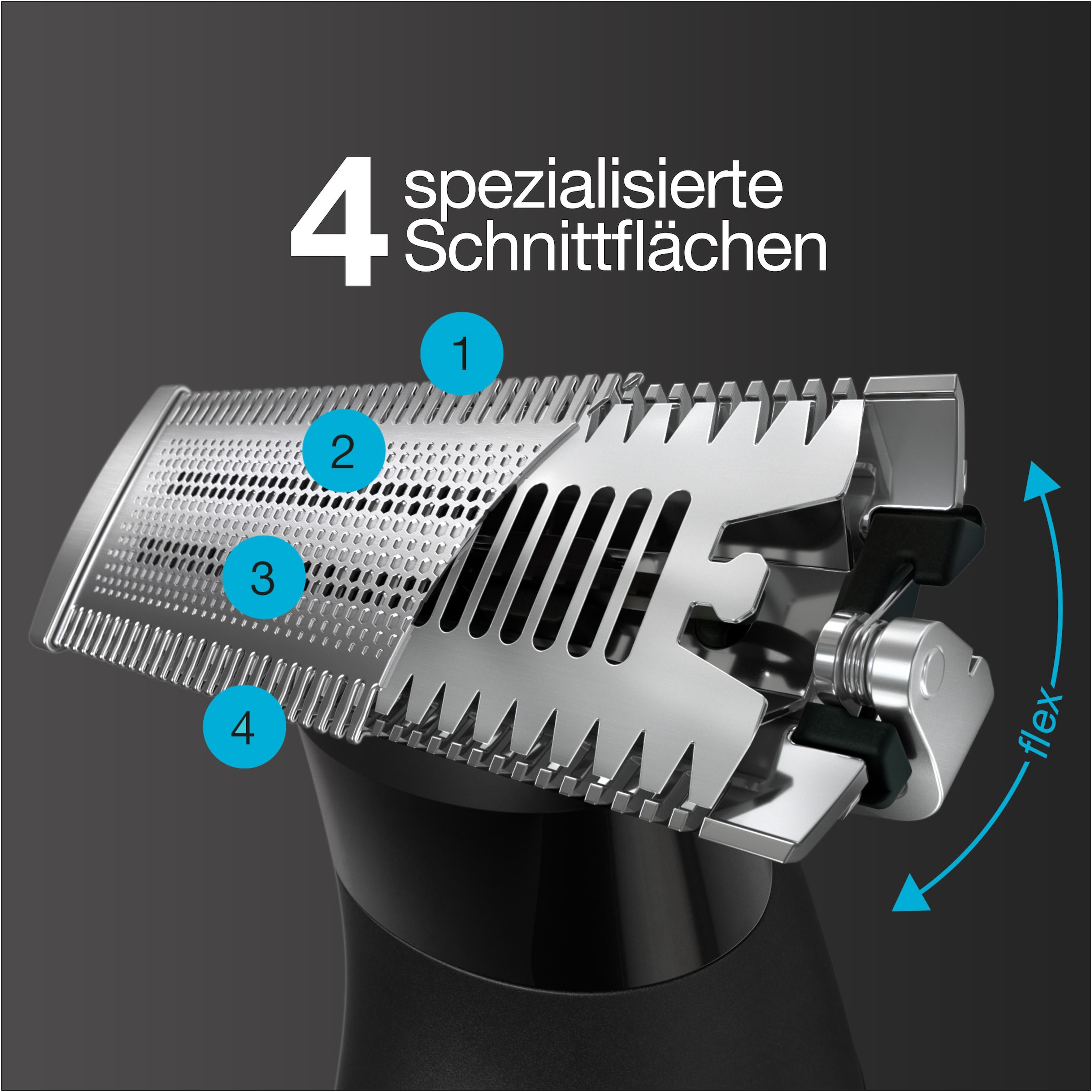 »Series Ersatzscherkopf XT10«, XXL mit Schersystem Jahren X Braun Garantie 4D-Klingen-Technologie (1 St.), 3